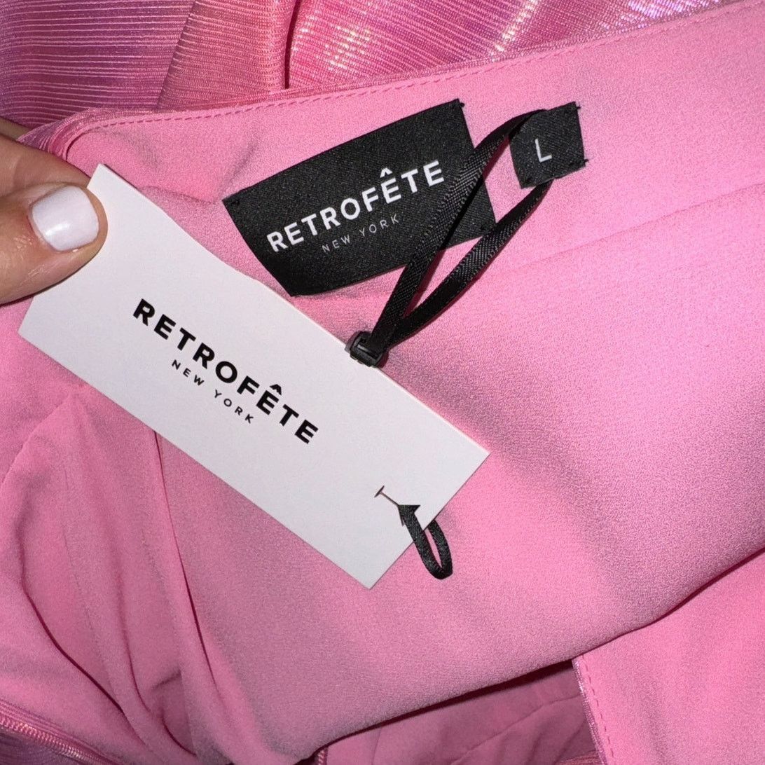 Retrofete NEW NWT Retrofete Yesi Pink Maxi Dress Size Large Size L / US 10 / IT 46 - 18 Thumbnail