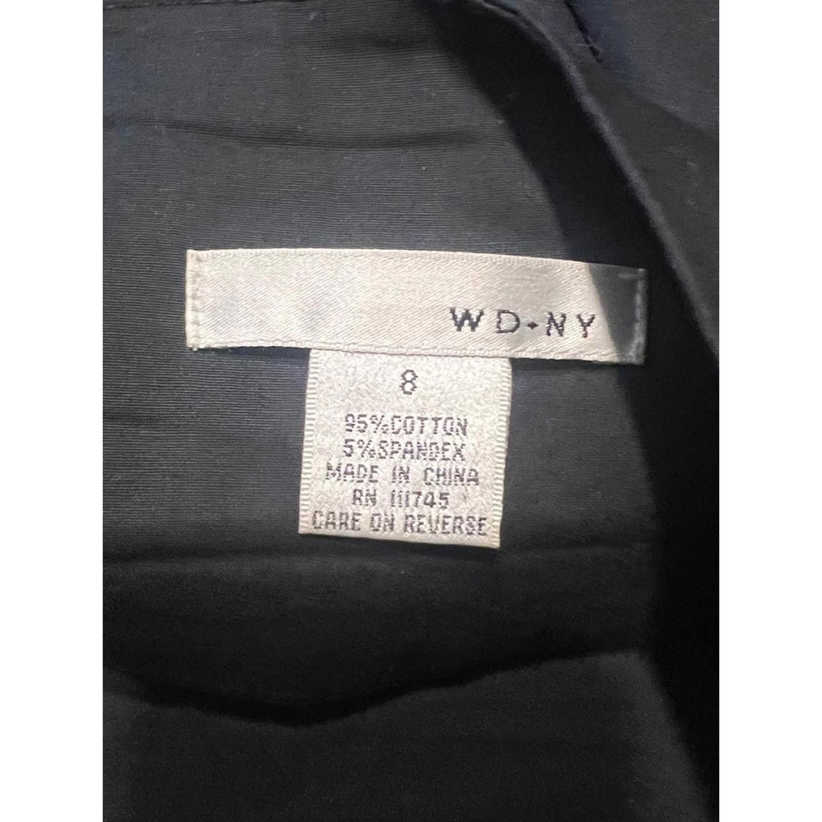 Other WD•NY Skirt 8 Black White A-Line Midi Cropped Rivet Hem Size 30" / US 8 / IT 44 - 4 Thumbnail