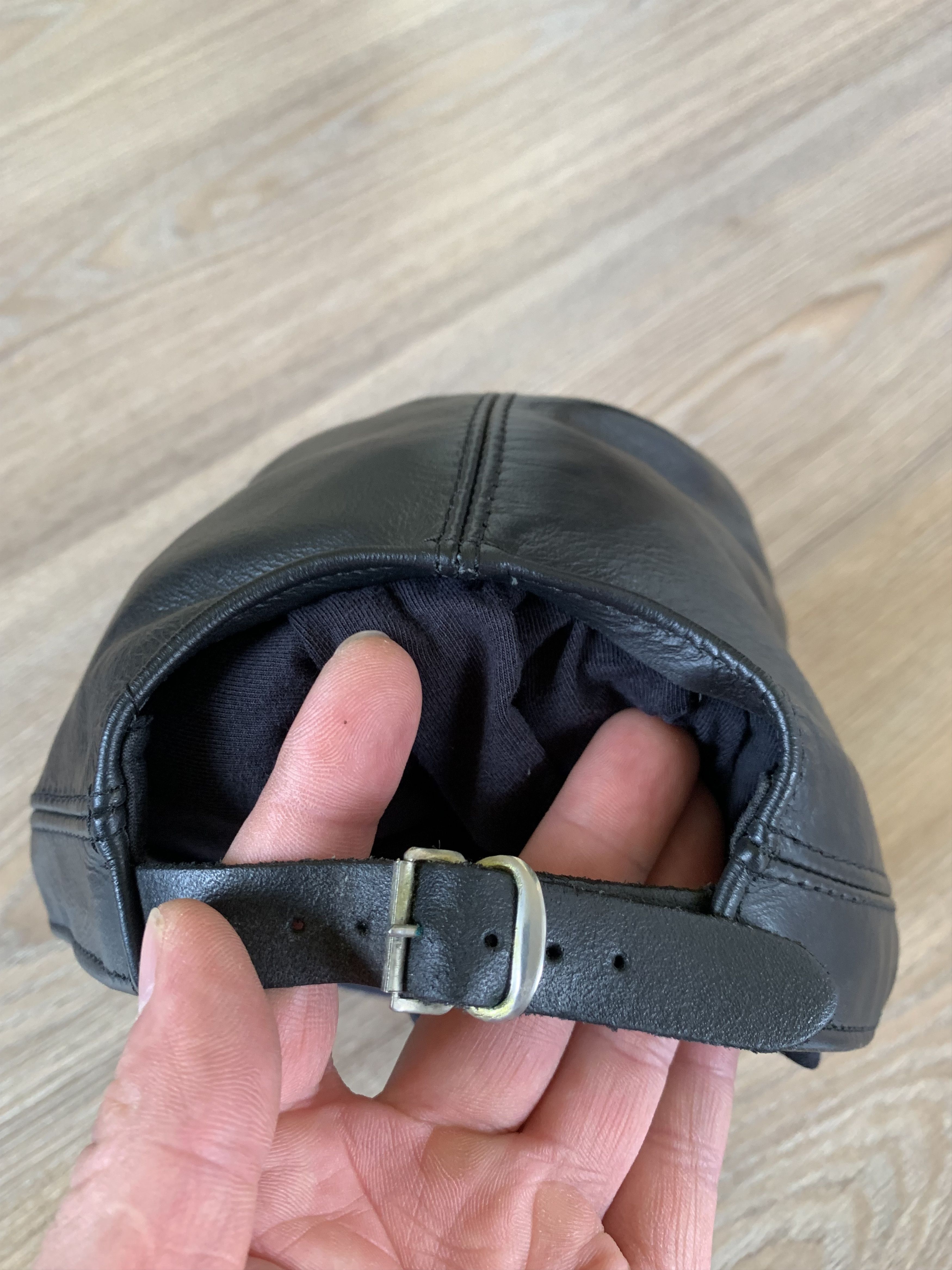 Designer Vintage Rare Made In Usa Leather Cap Size ONE SIZE - 6 Thumbnail