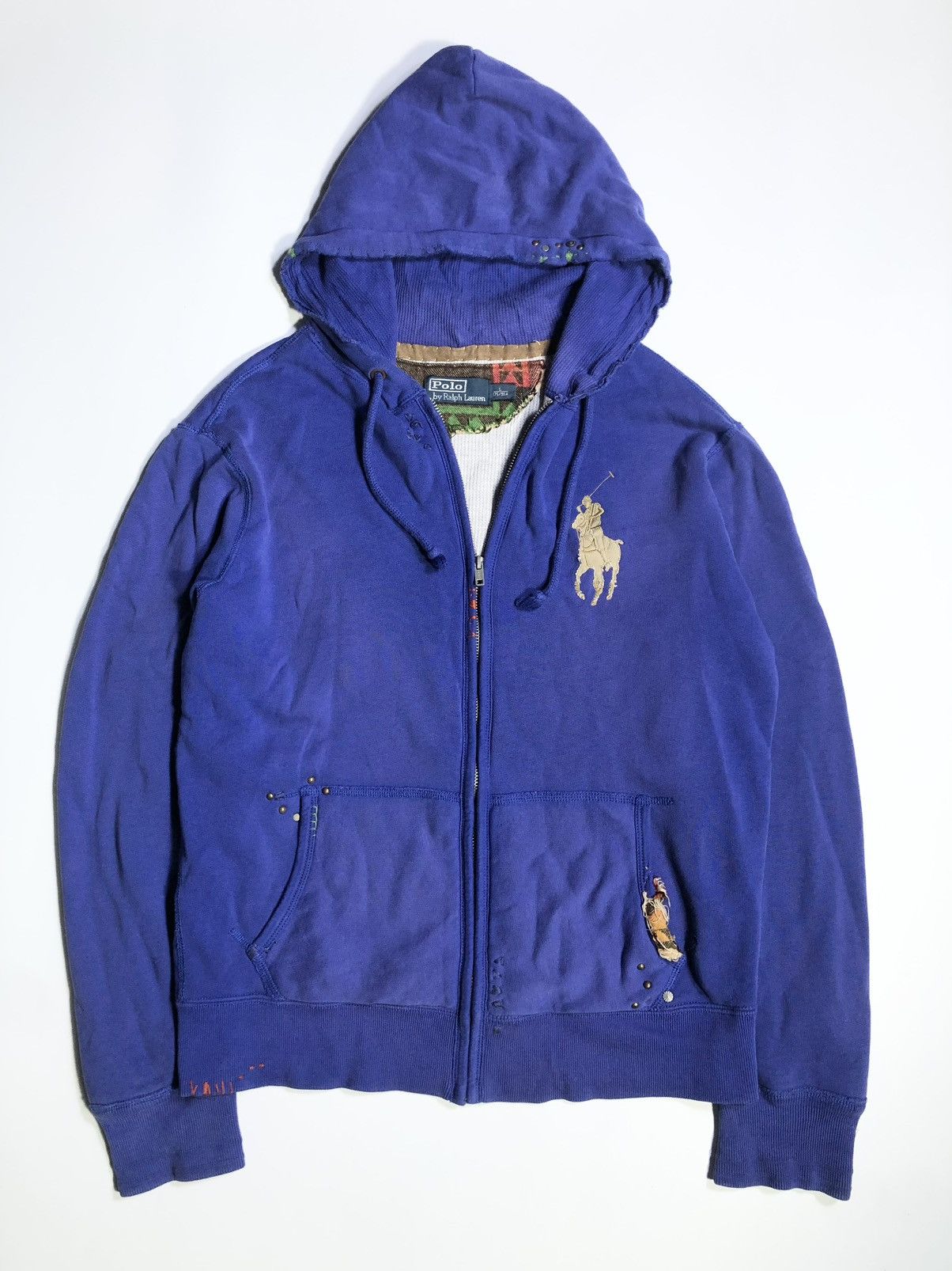 Polo Ralph Lauren Big Pony Zip-Up Hoodie vintage