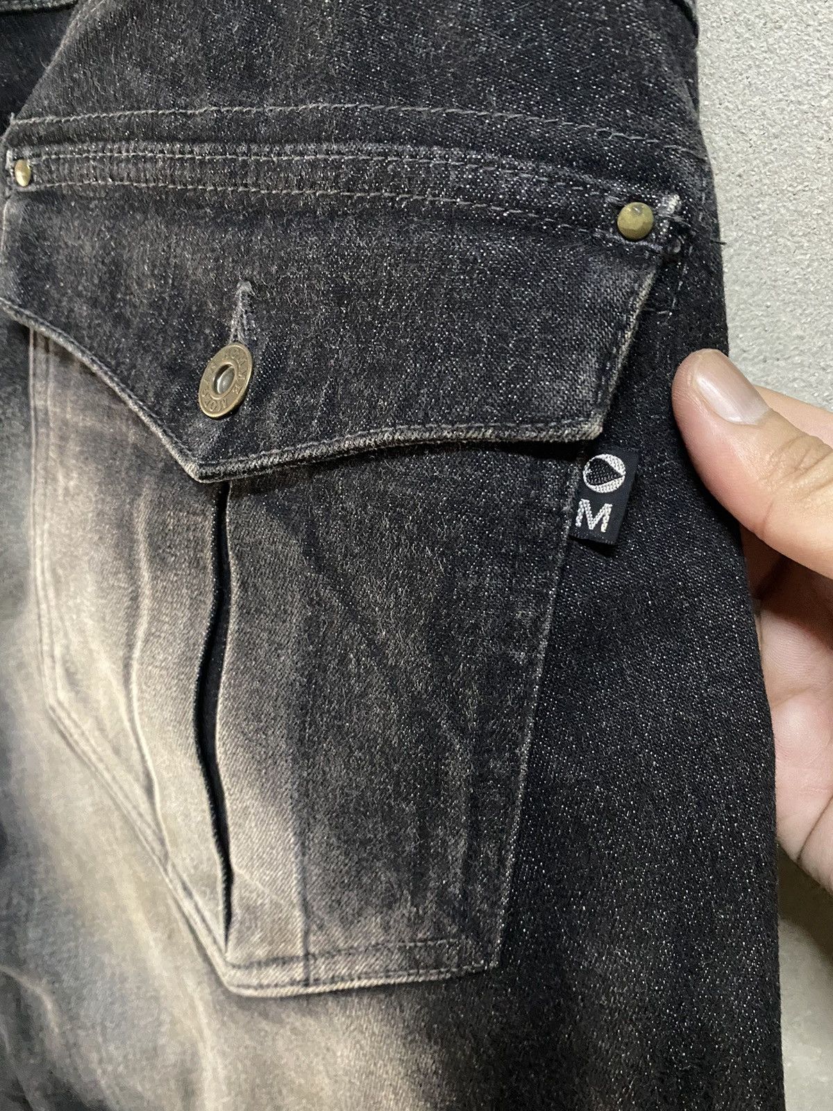 Morgan Homme Japanese Morgan Homme Whisker Flare Jeans Size US 34 / EU 50 - 5 Thumbnail