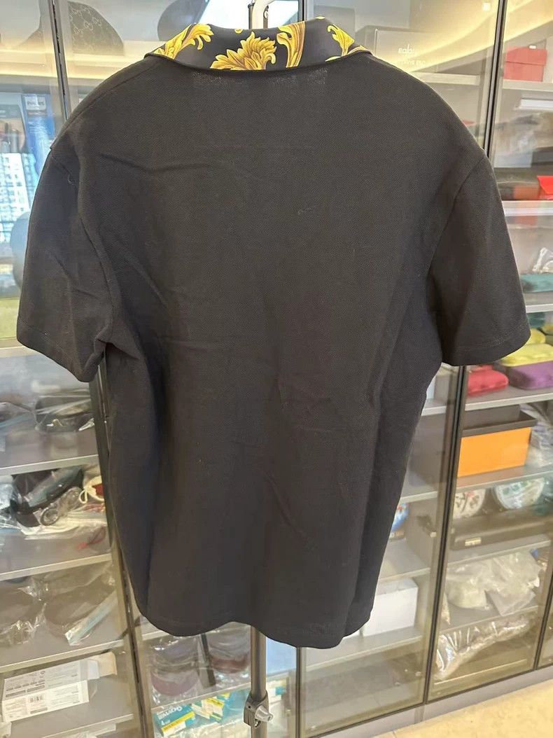 Versace Versace Printed button-down short-sleeved polo shirt Size US XS / EU 42 / 0 - 2 Thumbnail