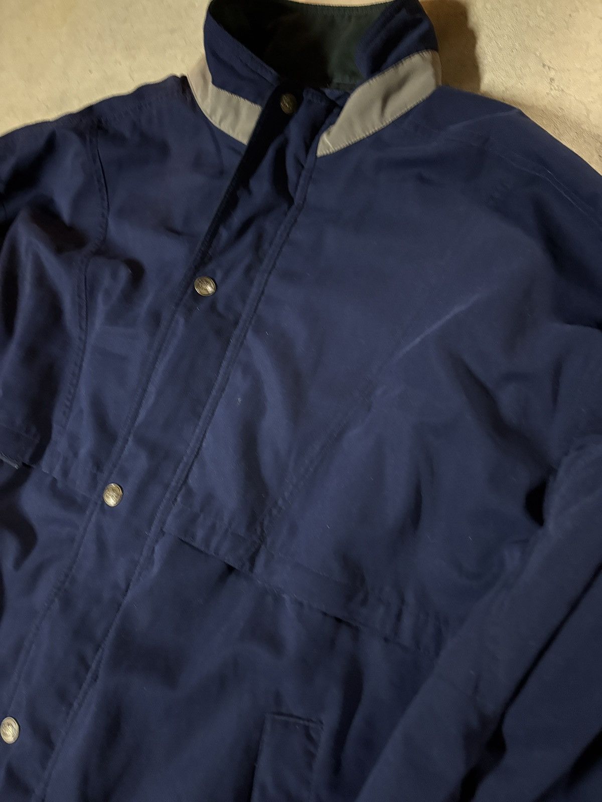 Goretex Vintage 90s Gore-tex Tourney Waterproof Jacket Navy Size XL Size US XL / EU 56 / 4 - 2 Thumbnail