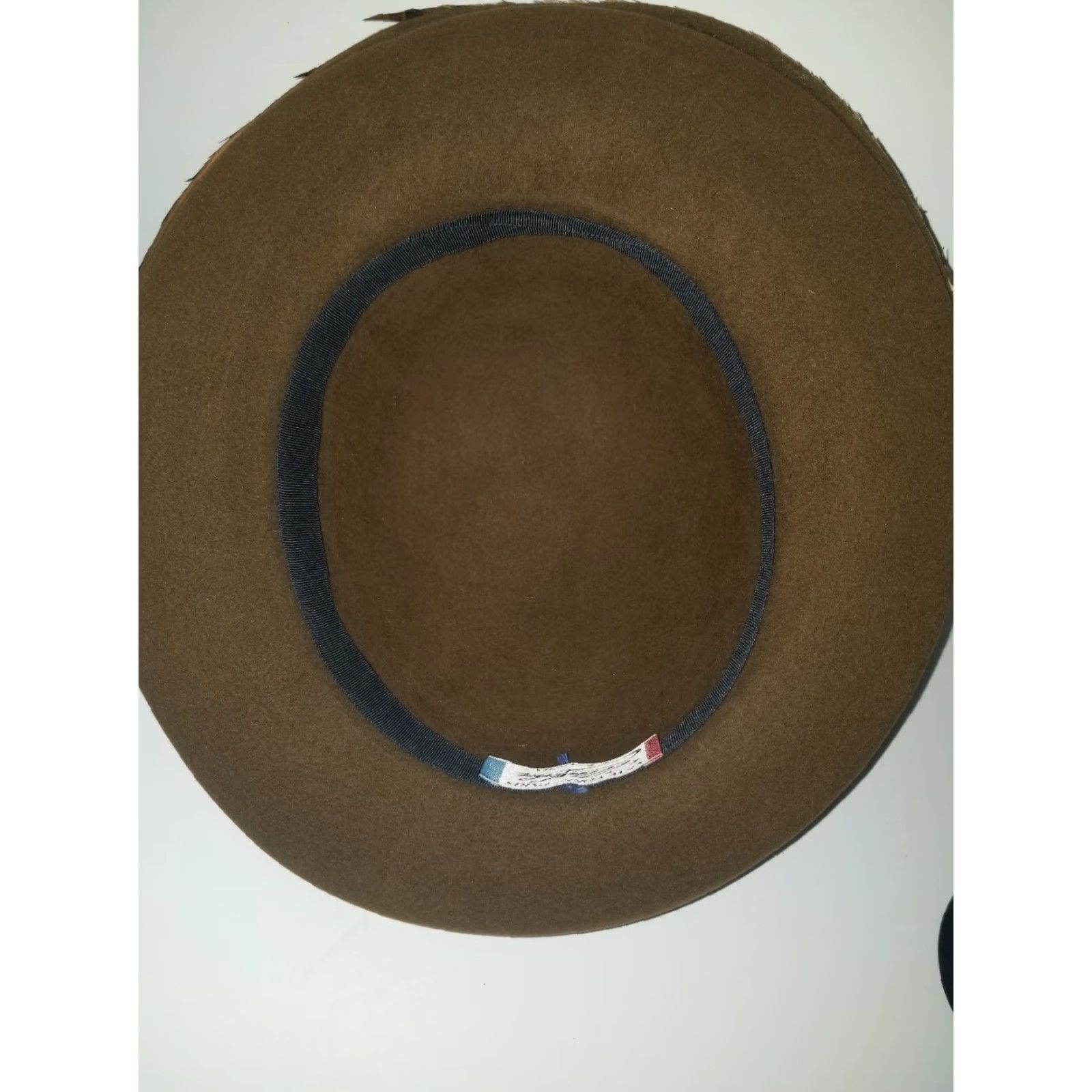Vintage VINTAGE Mr. John Brown Hat Brown Feathers Ostrich Quail 1960s Cocktail Hat Adult One Size" Size ONE SIZE - 7 Thumbnail