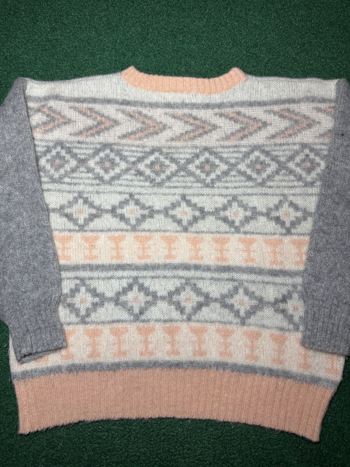 Vintage Vintage Alafoss Icewool Virgin Wool 80s Nordic S/M Sweater Size S / US 4 / IT 40 - 4 Thumbnail