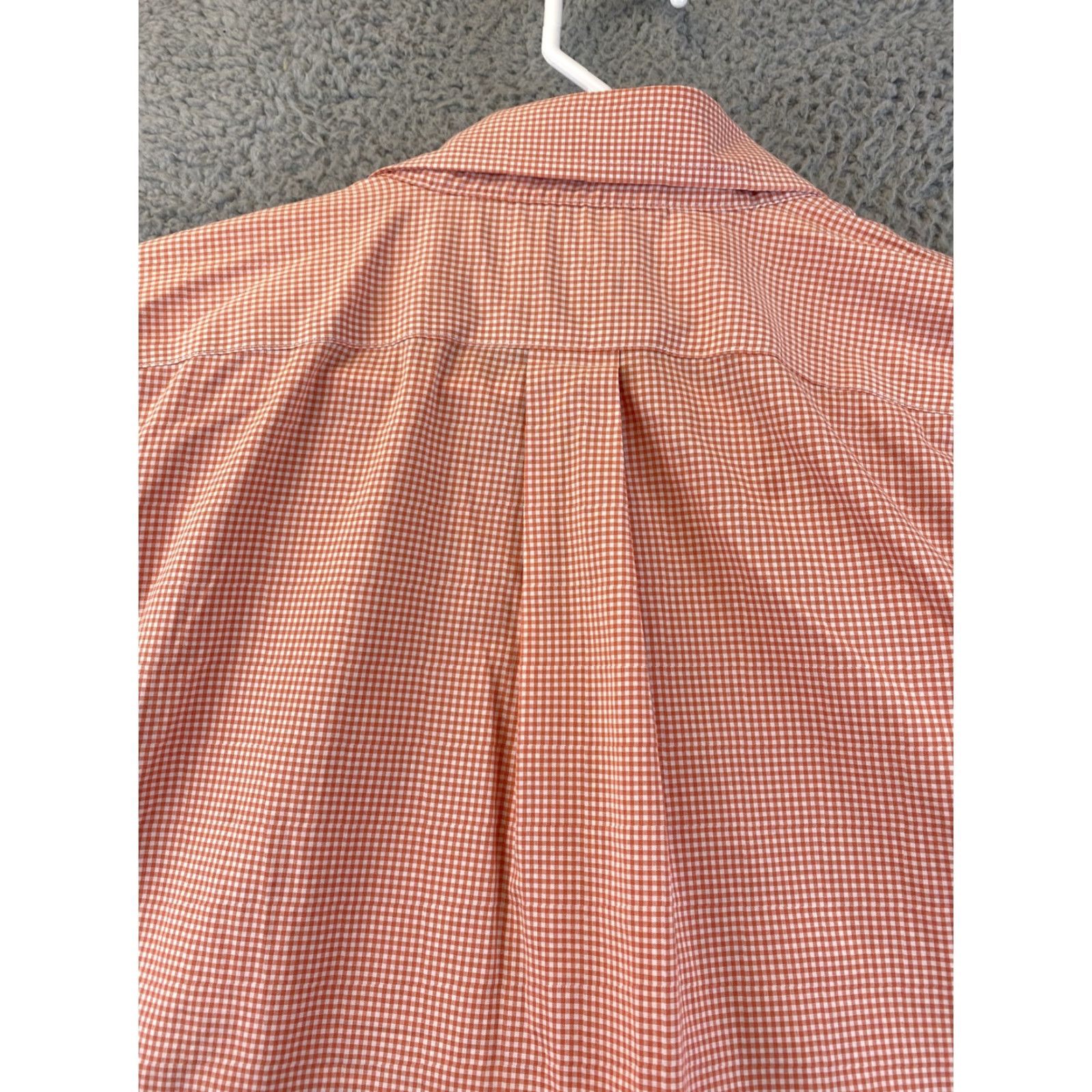 Ralph Lauren Ralph Lauren Orange Checked Men’s 16.5 34/35 Classic Fit Button Shirt /85-27 Size US L / EU 52-54 / 3 - 8 Thumbnail