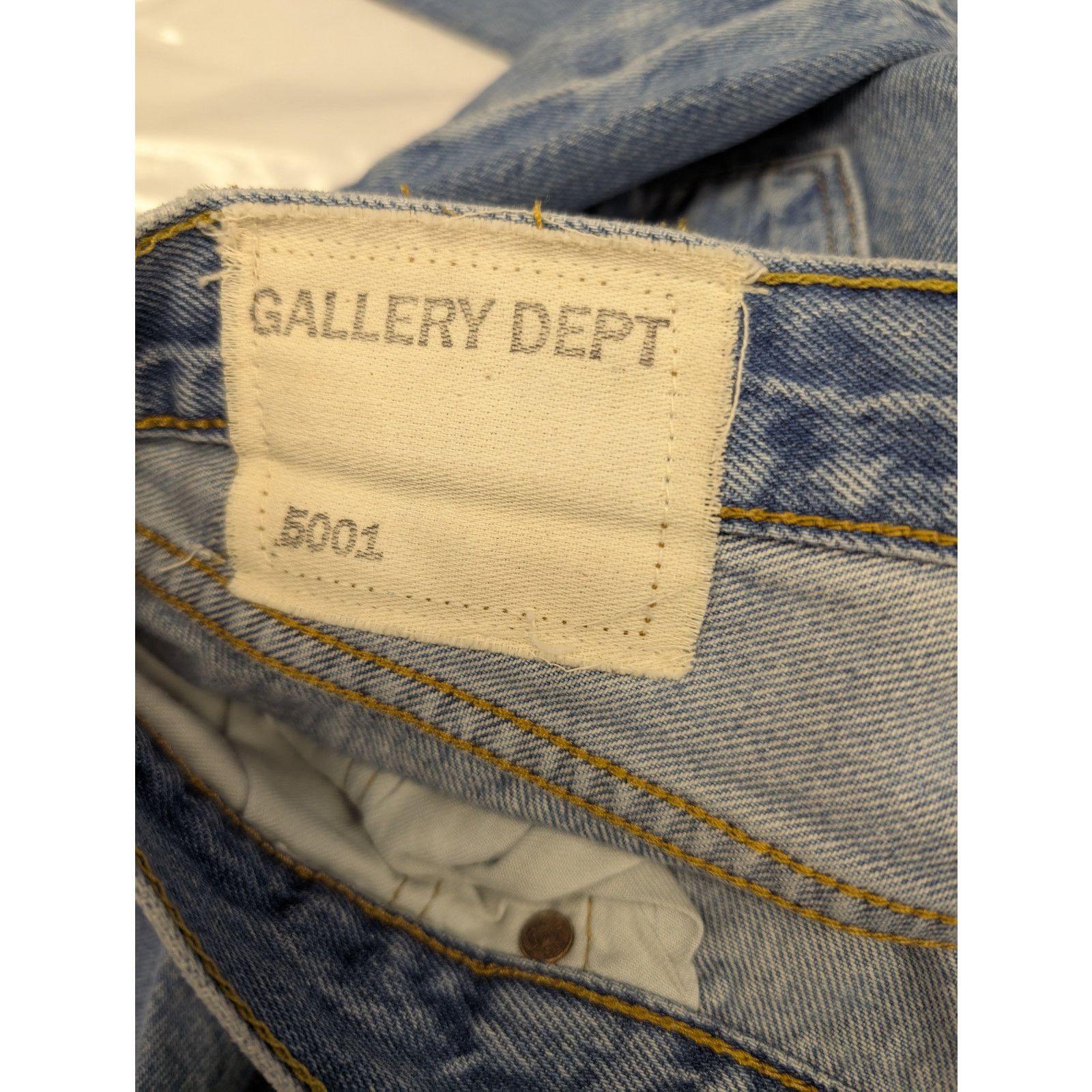 Gallery Dept. o1rshd1 Denim Jean Pants in Indigo Blue Size US 30 / EU 46 - 19 Thumbnail