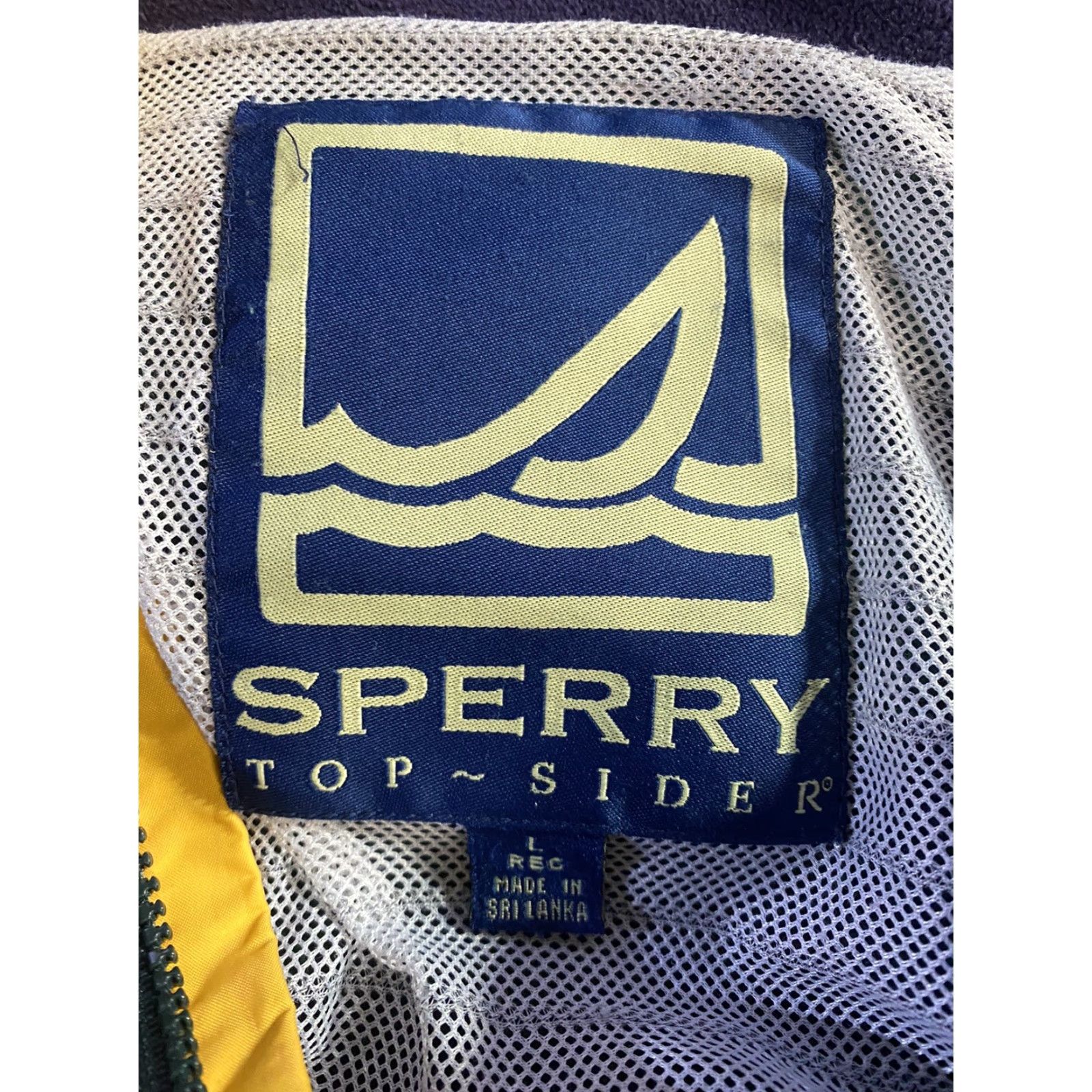Sperry Sperry Top-Sider Mens Green Full Zip Fleece Jacket size Large Regular Size US L / EU 52-54 / 3 - 4 Thumbnail