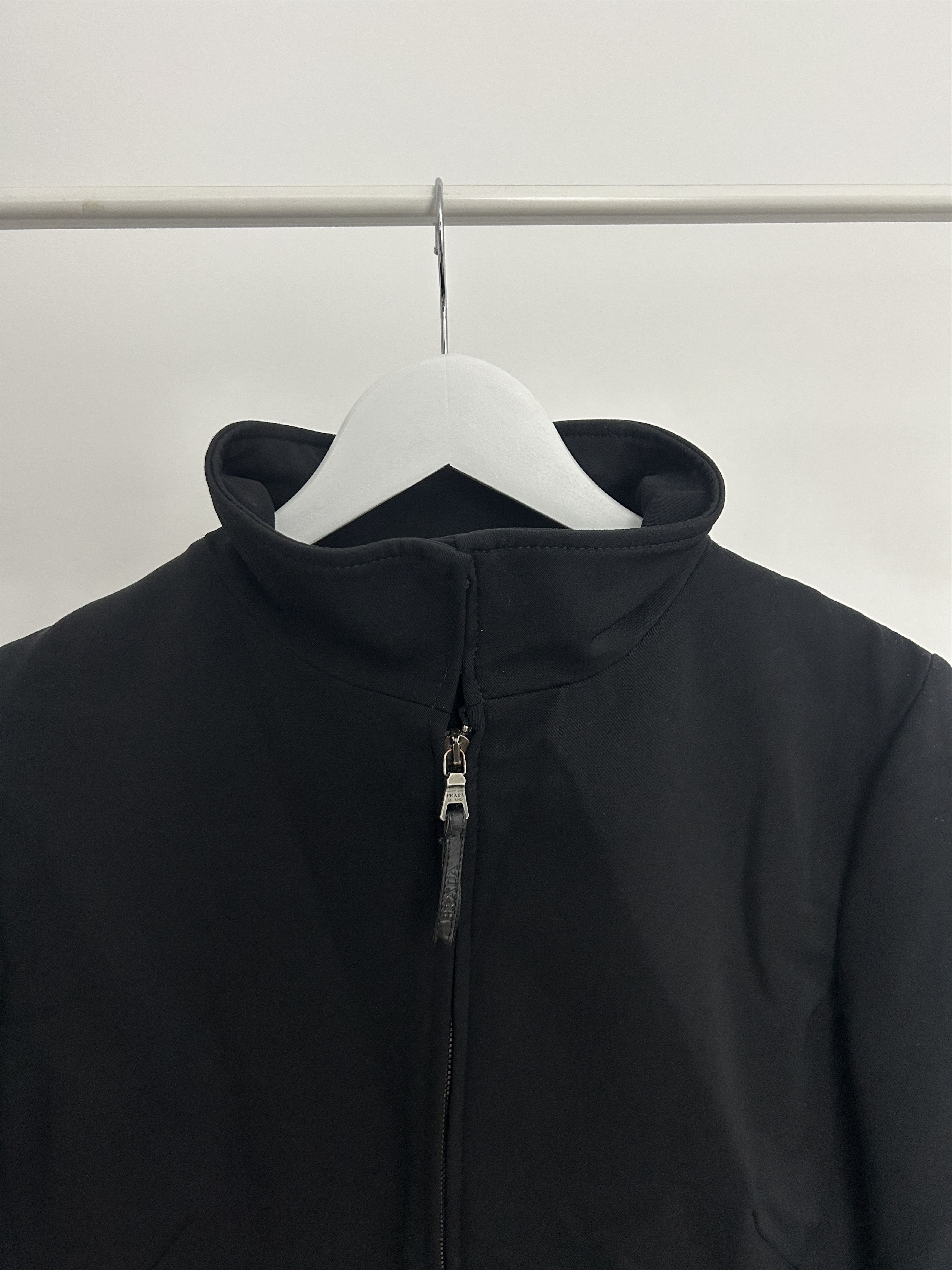 Prada Archive y2k Prada sport black tab nylon hooded light jacket Size L / US 10 / IT 46 - 6 Thumbnail