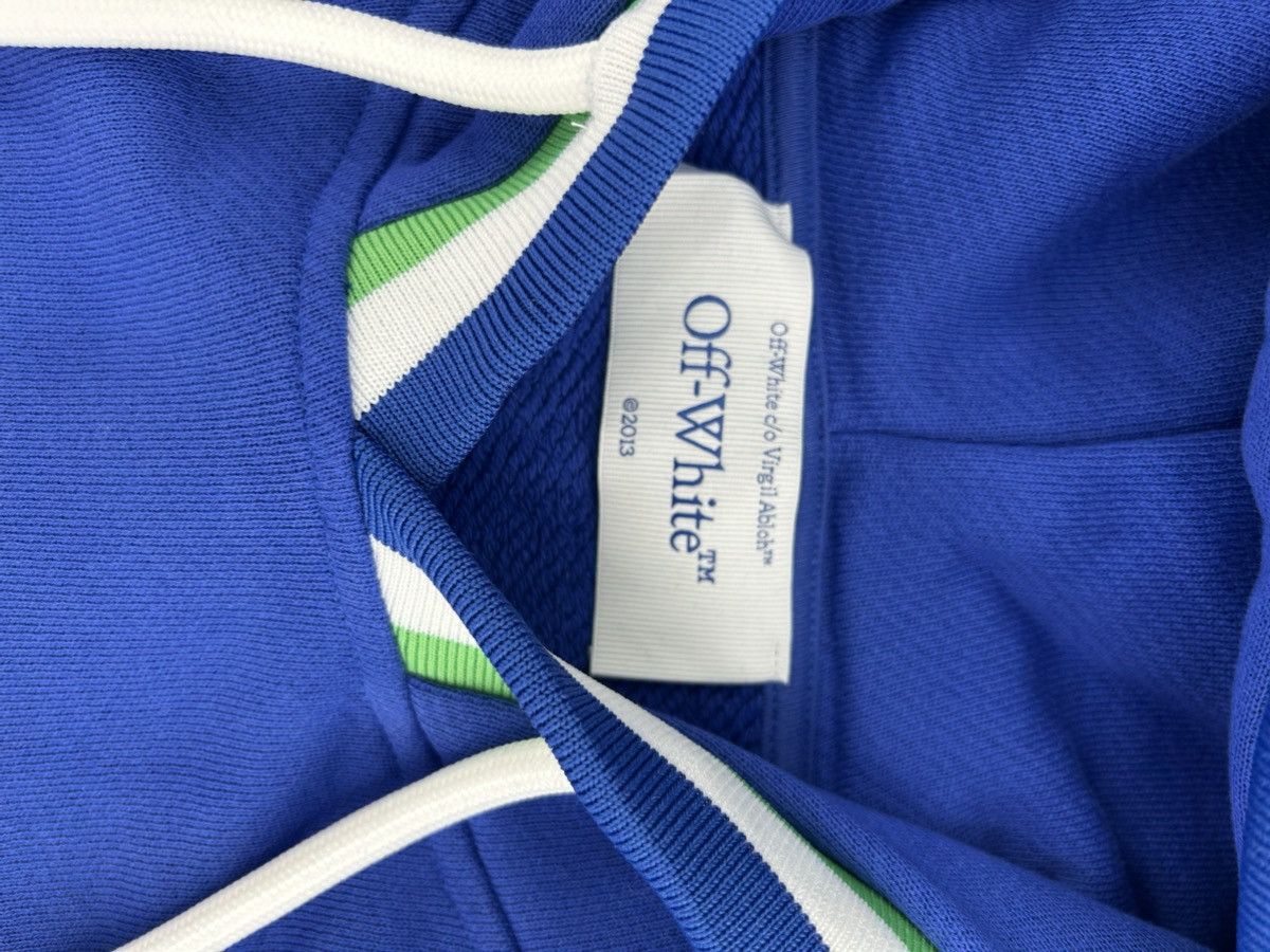 Off-White Offwhite c/o Virgil Abloh LV Race Skate Hoodie Blue Size US M / EU 48-50 / 2 - 2 Thumbnail