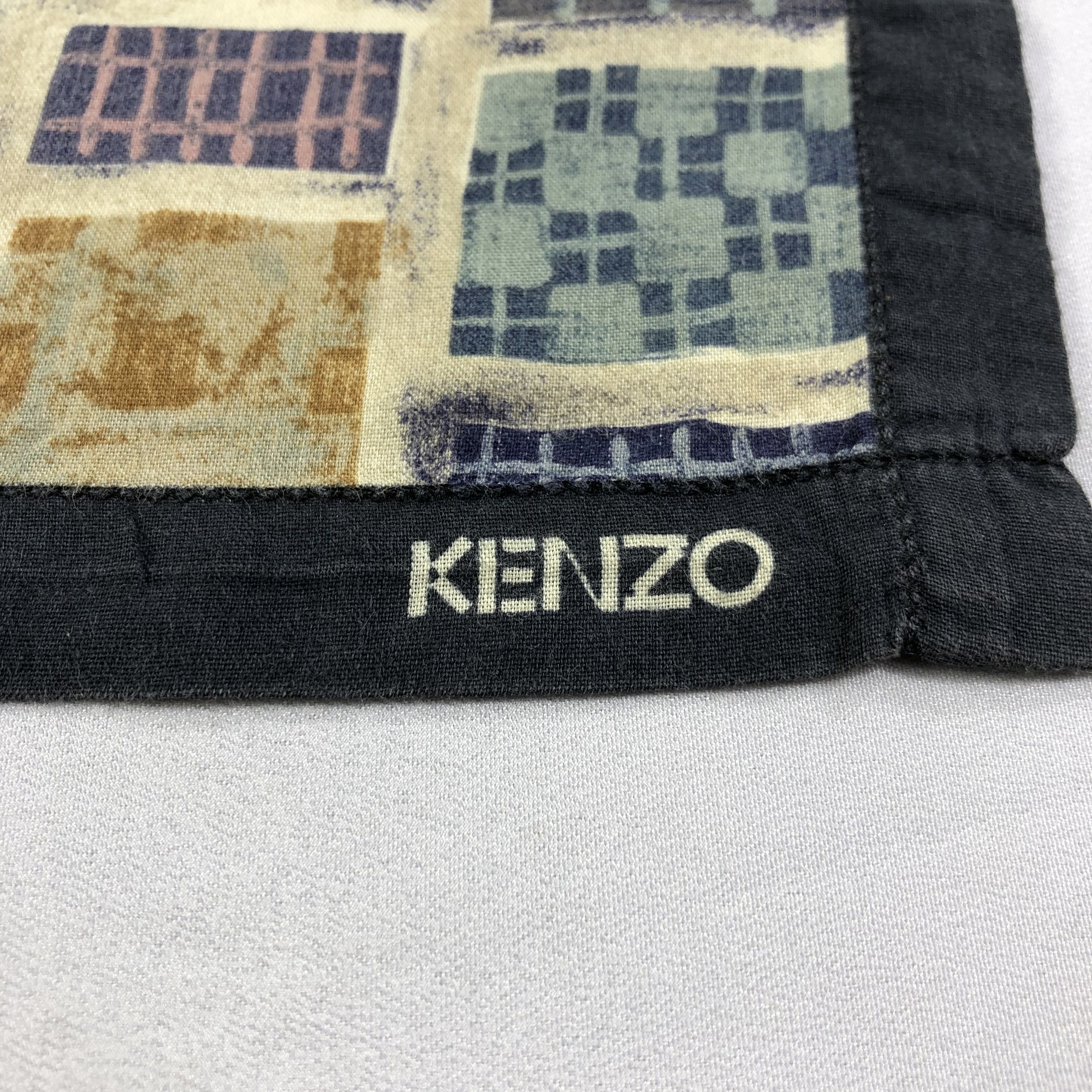 Japanese Brand × Kenzo × Vintage Kenzo Handkerchief Neckerchief Bandana H1663 Size ONE SIZE - 4 Thumbnail