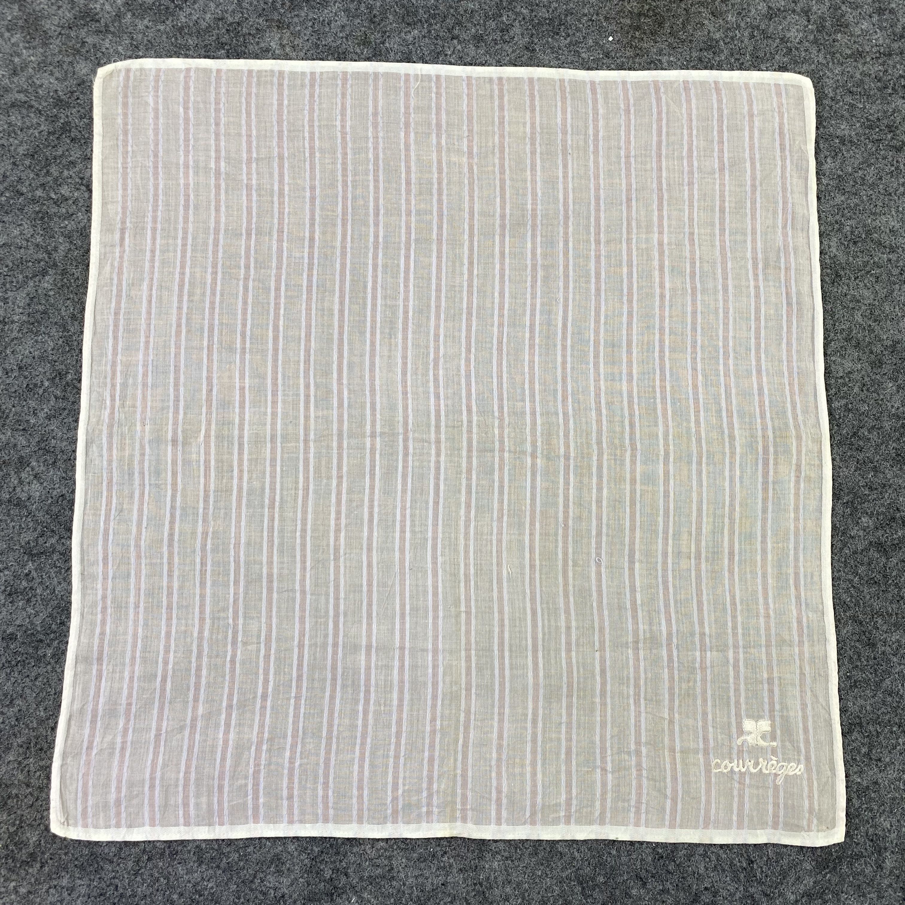 Courreges Courreges Homme Handkerchief / Neckerchief / Bandana-B493 Size ONE SIZE - 3 Thumbnail