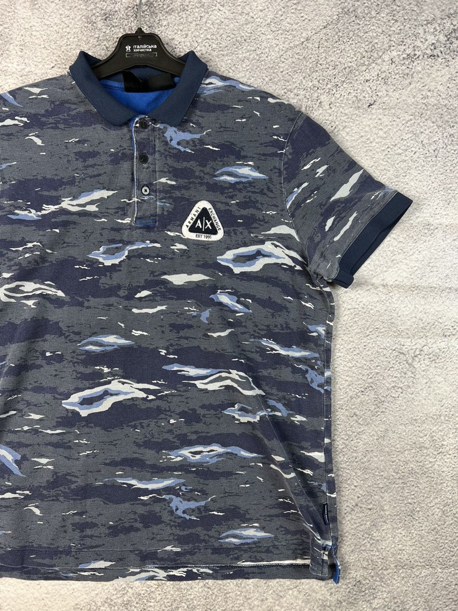 Armani Exchange Armani Exchange luxury designer polo T-shirt Size US L / EU 52-54 / 3 - 3 Thumbnail