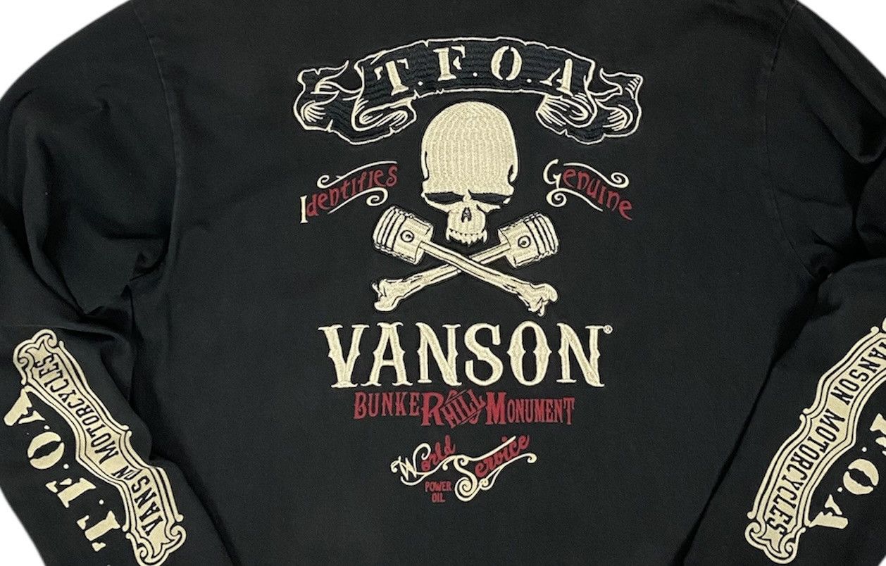 Vanson Leathers Rare🔥Vintage Vanson Leather Motorcycles Shirt Size US L / EU 52-54 / 3 - 1 Thumbnail