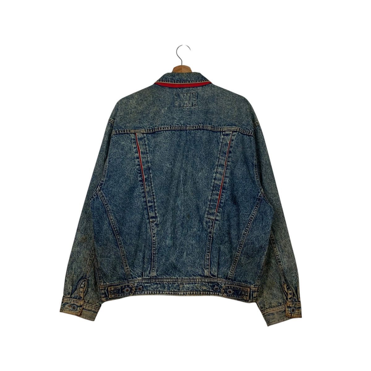 Japanese Brand Vintage CLUB & TEAM Blue Way Company Denim Jacket #2575-C116 Size US M / EU 48-50 / 2 - 7 Thumbnail