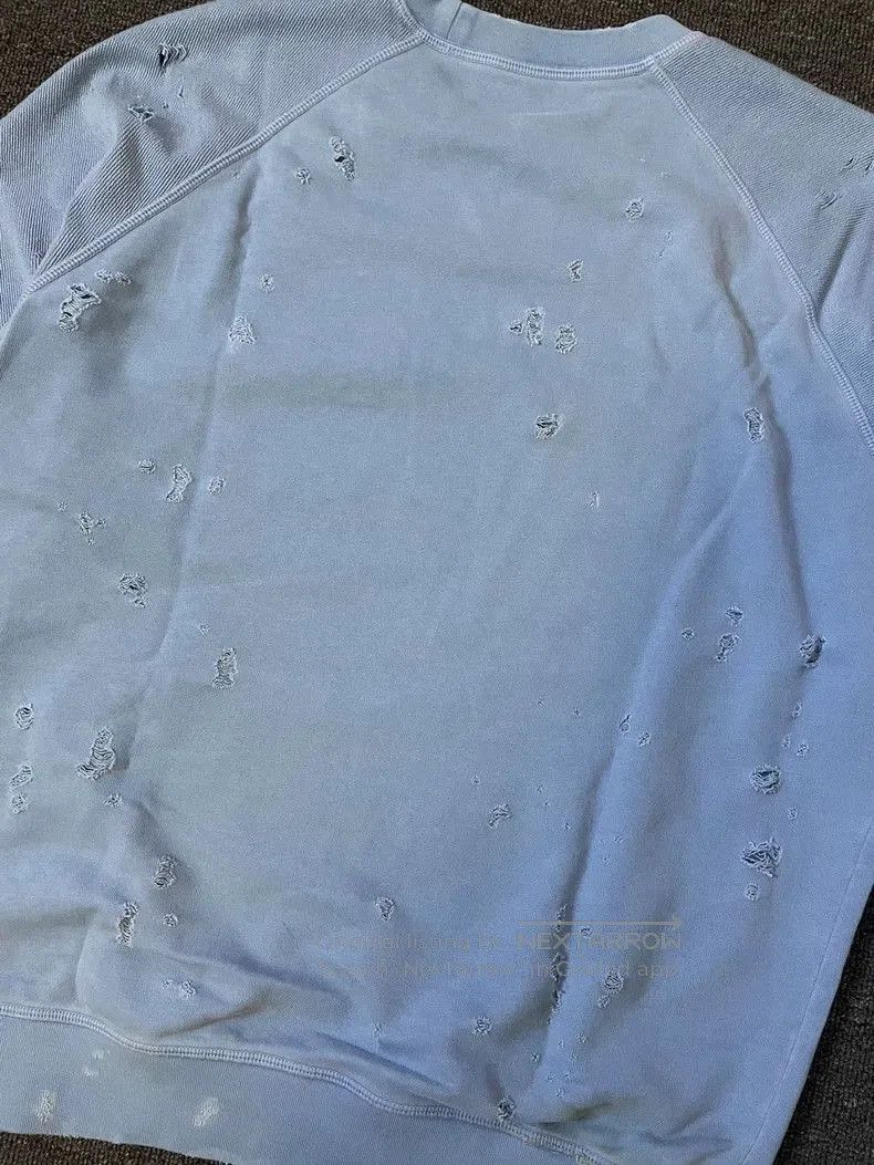 Dsquared2 Dsquared2 Distressed White Sweatshirt 2022. Size US XL / EU 56 / 4 - 5 Thumbnail