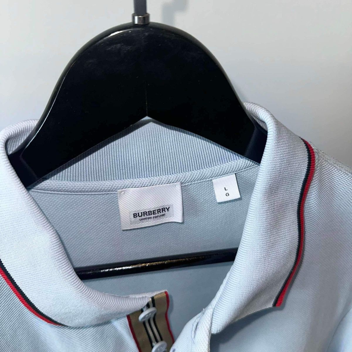 Burberry BURBERRY POLO SHIRT Size US L / EU 52-54 / 3 - 4 Thumbnail