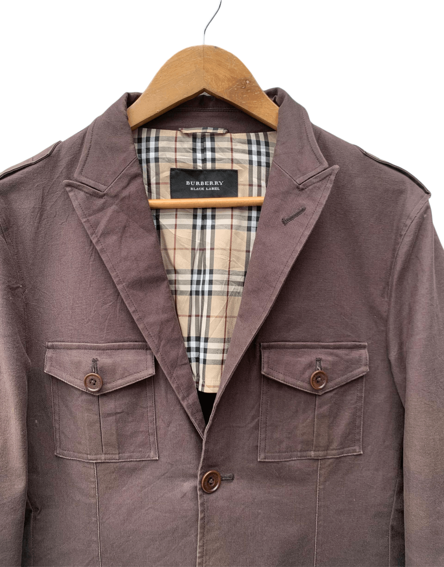 Burberry × Vintage Vintage Burberry Black Label Luxury Jacket Size US M / EU 48-50 / 2 - 6 Thumbnail