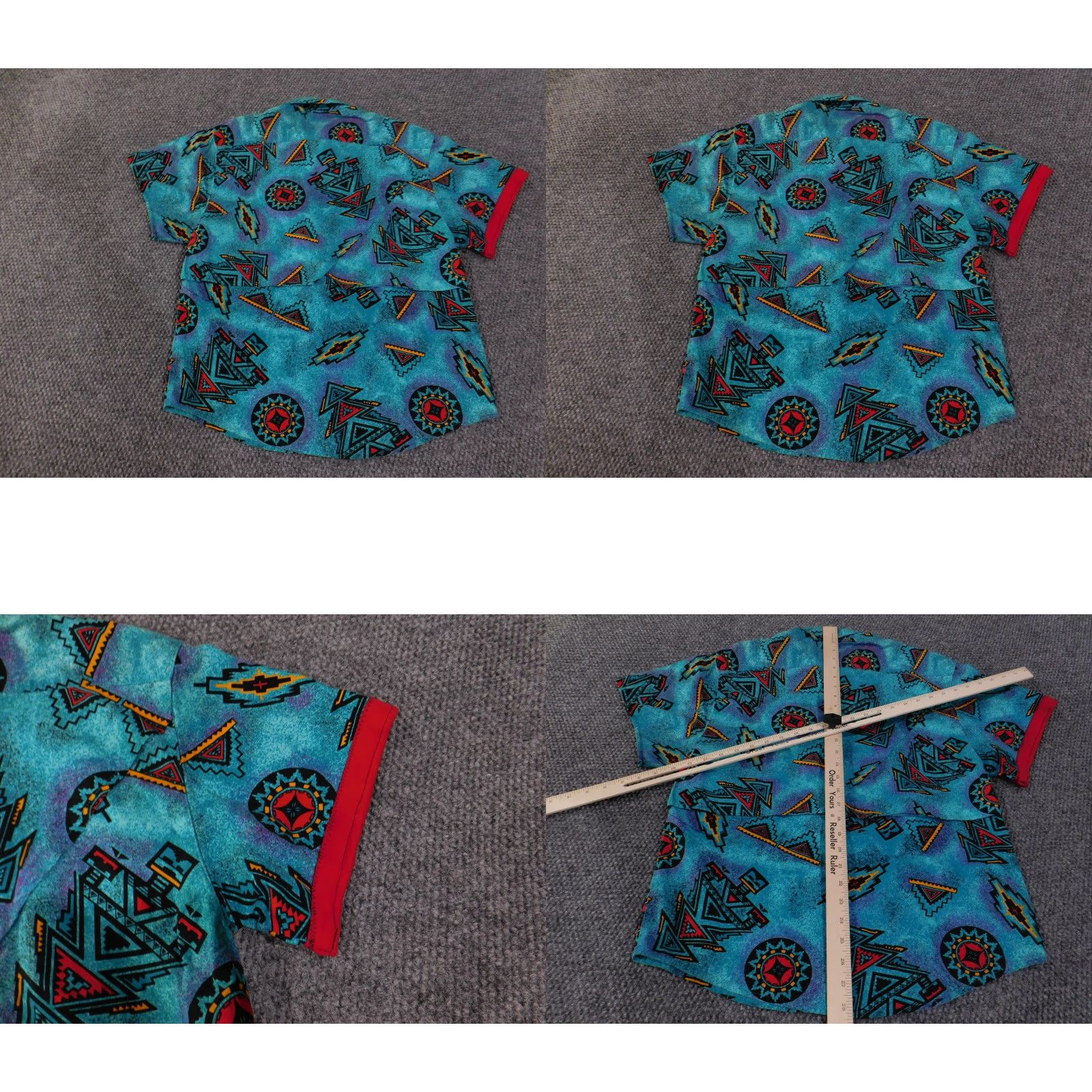 Wrangler VINTAGE Wrangler Shirt Mens XL Blue Aztec Western Cowboy Sequin Rodeo 90s Unique Size US XL / EU 56 / 4 - 9 Thumbnail