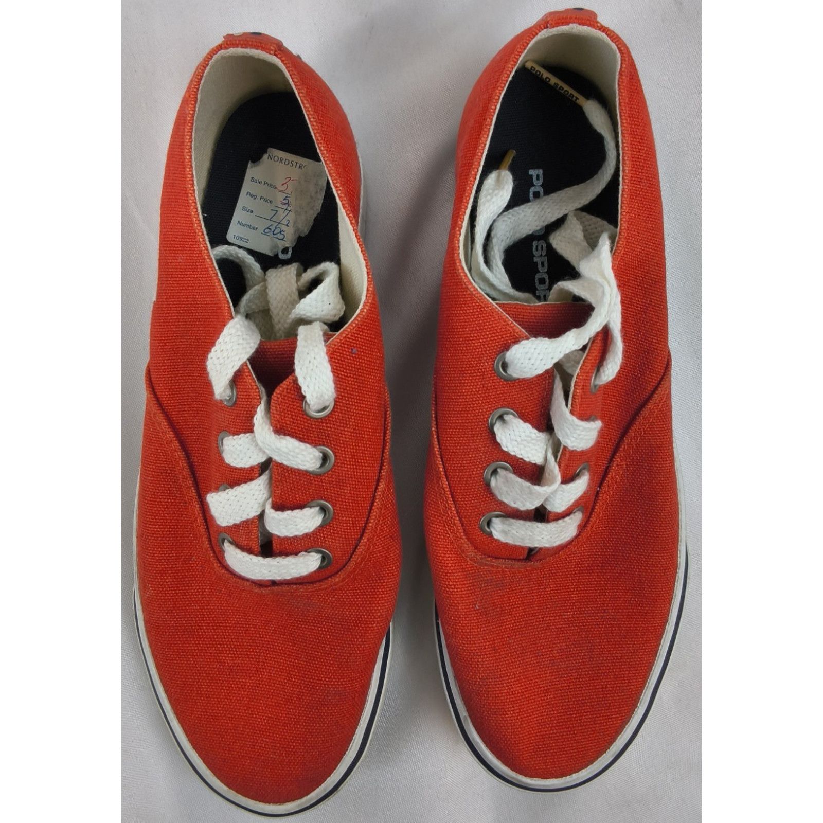 Ralph Lauren Polo Sport Ralph Lauren Canvas VTG Tennis Shoe Men's 7.5 Red Size US 7.5 / EU 40-41 - 4 Thumbnail