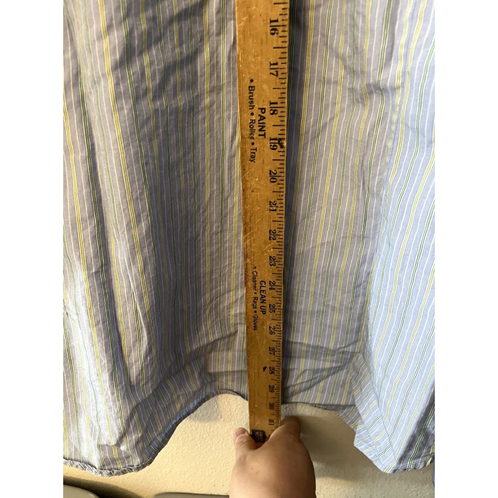 Guess GUESS Button-Up Shirt Blue Green Striped Multicolor Pockets XXL Men’s Casual Slim Cotton Blend Knit Button-Down Shirt Size US XXL / EU 58 / 5 - 4 Thumbnail