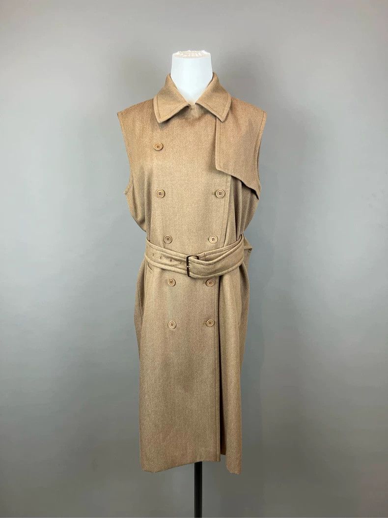 Max Mara Max Mara Sleeveless wool double-breasted waistcoat Size L / US 10 / IT 46 - 1 Thumbnail