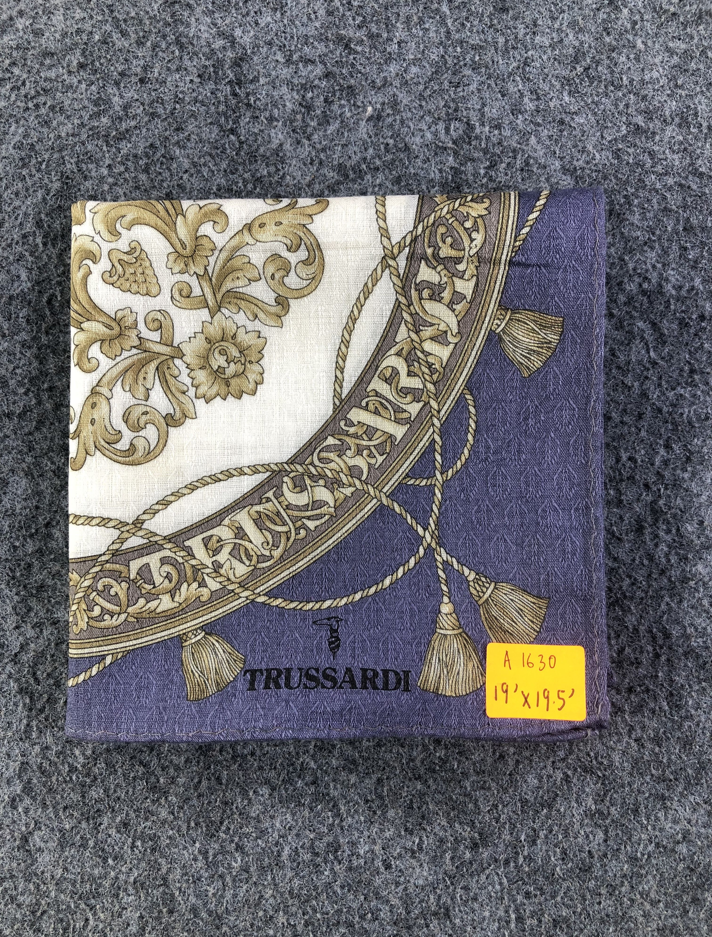 Trussardi × Vintage Trussardi Handkerchief / Bandana / Neckerchief Size ONE SIZE - 8 Thumbnail
