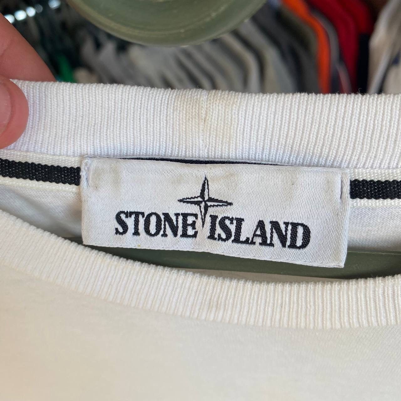 Stone Island Luxury Stone Island Big Logo Y2K luxury streetwear tee Size US S / EU 44-46 / 1 - 7 Thumbnail