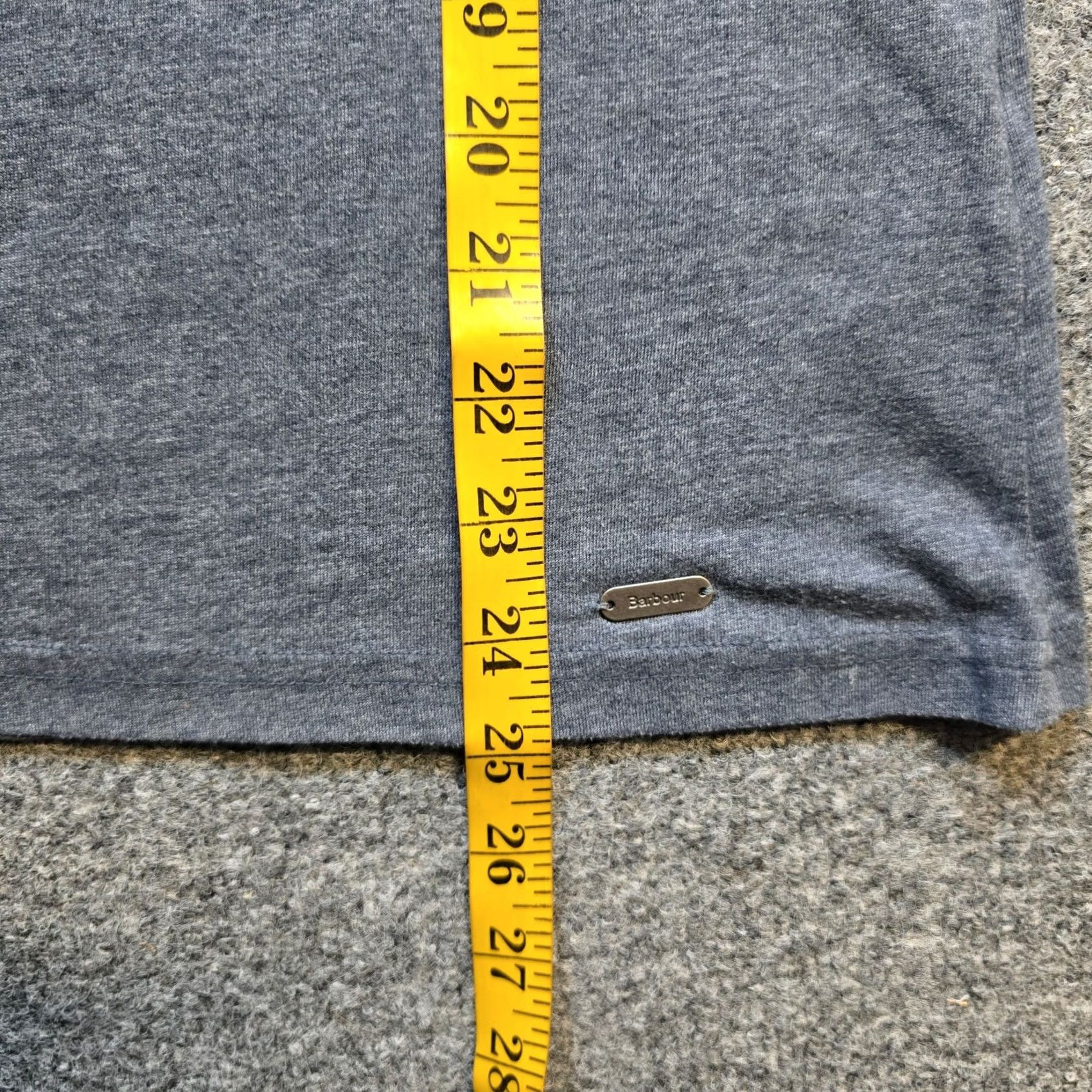 Barbour Barbour Shirt Womens Size 8 Gray Long Sleeve Round Neck Logo Basic Size M / US 6-8 / IT 42-44 - 7 Thumbnail