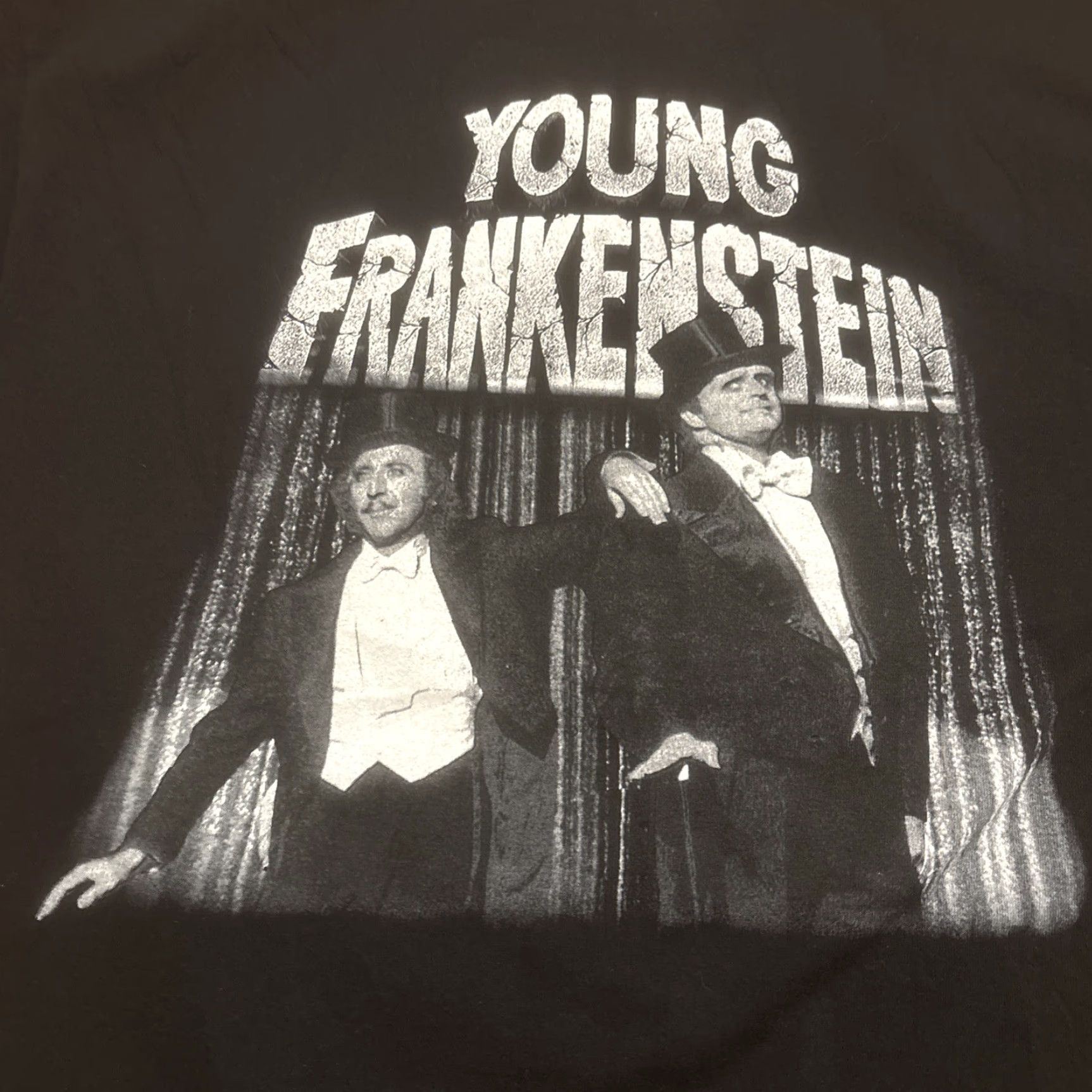 Vintage Young Frankenstein T Shirt Size M Black Men Frankenstein Puttin On The Ritz Rare EUC Size US M / EU 48-50 / 2 - 2 Thumbnail