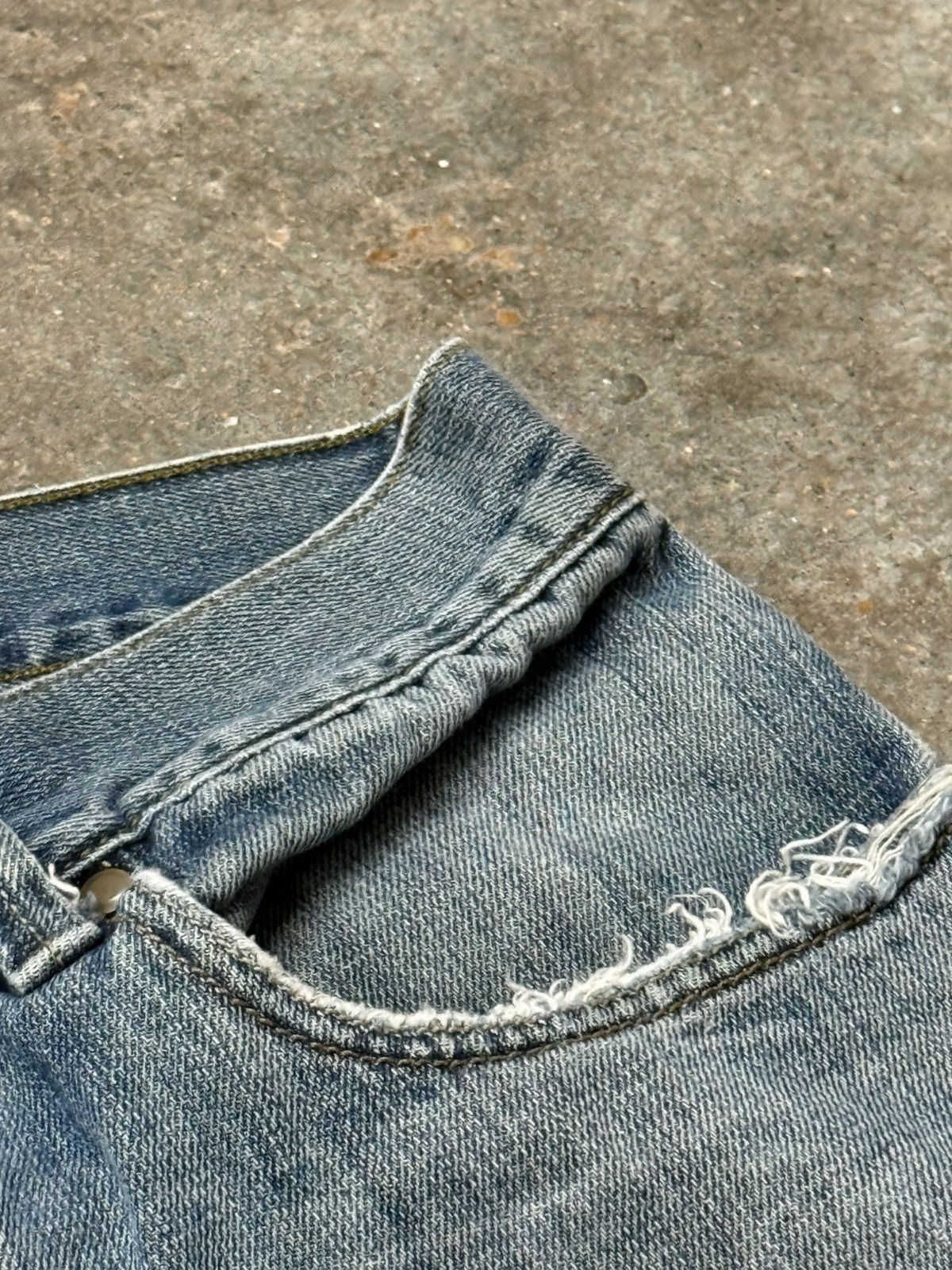 Levi's Vintage Checkered Levi Distressed Slim Hole Knee Denim Jeans Size US 32 / EU 48 - 8 Thumbnail