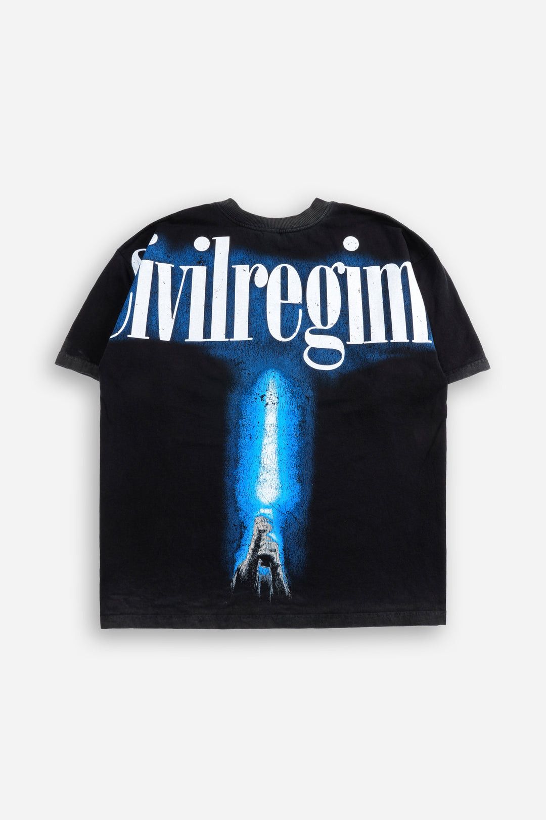 Civil Regime Star Wars Concrete Blue Crystal Tee in Vintage Black Size US L / EU 52-54 / 3 - 1 Thumbnail