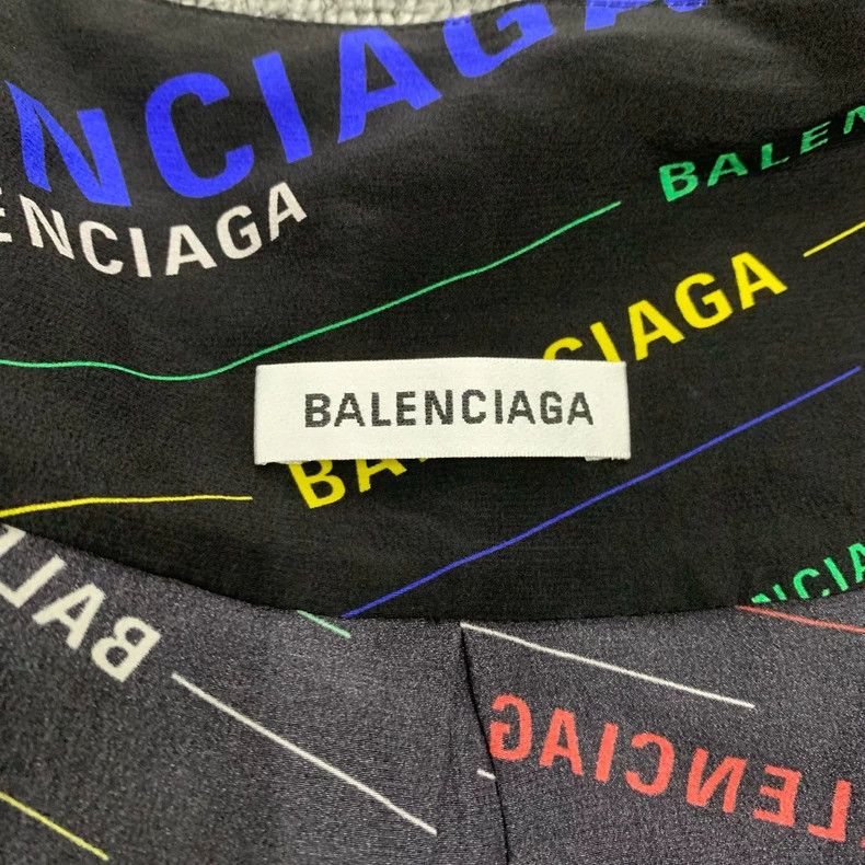 Balenciaga Balenciaga size 34 Black barrage full print color letter s Size XS / US 0-2 / IT 36-38 - 6 Thumbnail