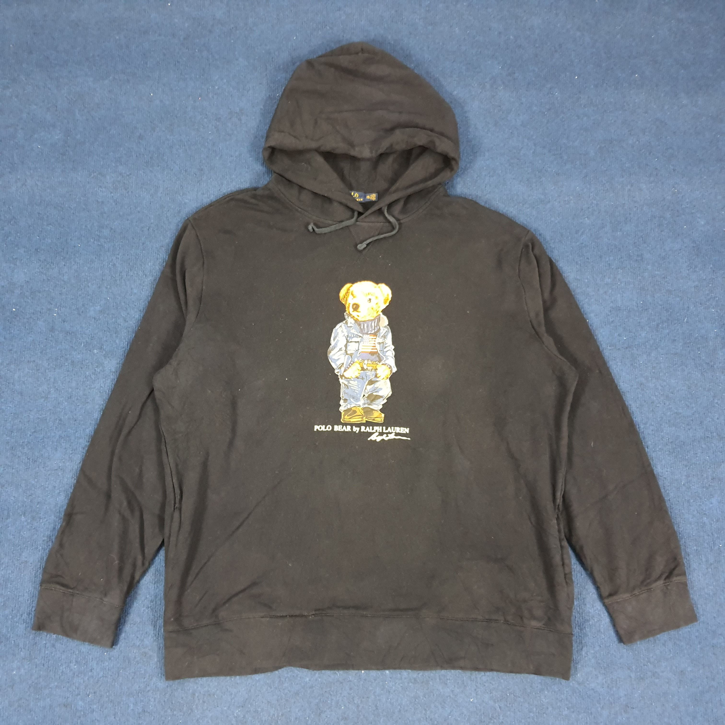 Polo Ralph Lauren × Vintage Vintage POLO Bear by Ralph Lauren Sweatshirts Size US XXL / EU 58 / 5 - 1 Thumbnail