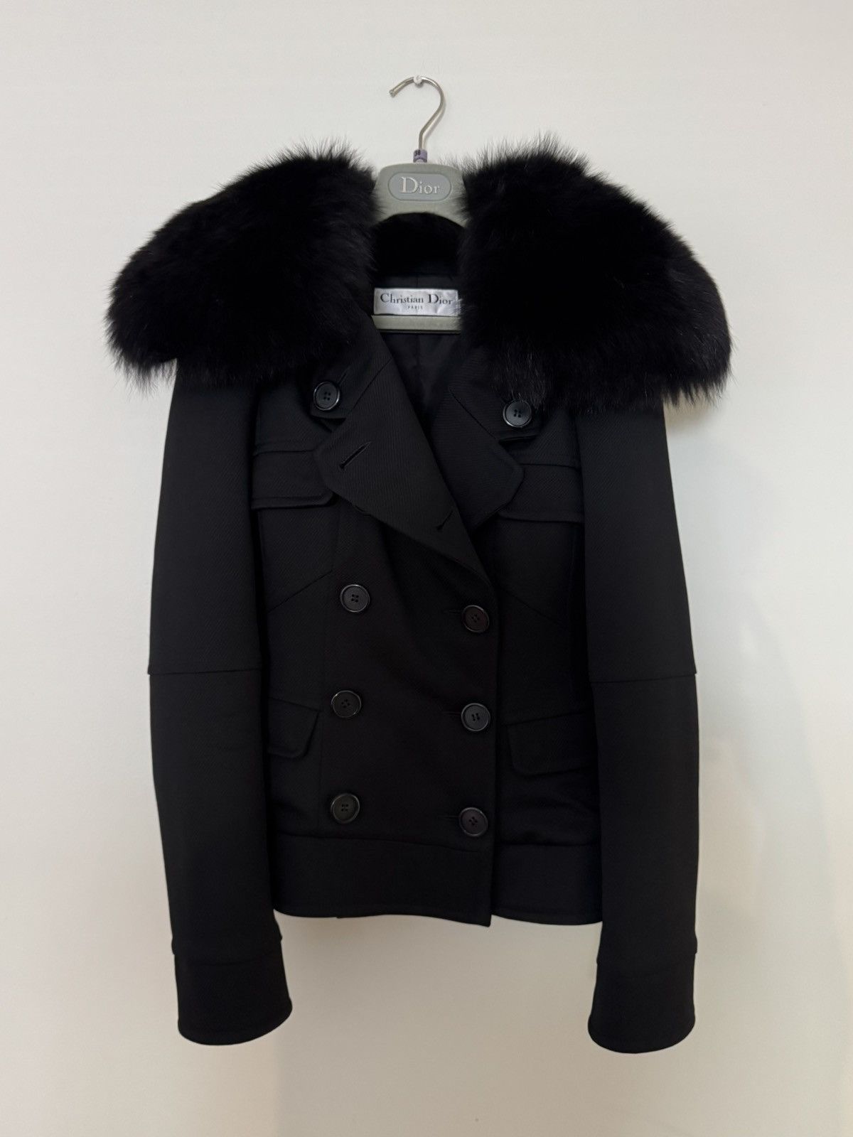 Dior Christian Dior AW09 double breasted fox collar jacket Size S / US 4 / IT 40 - 7 Thumbnail