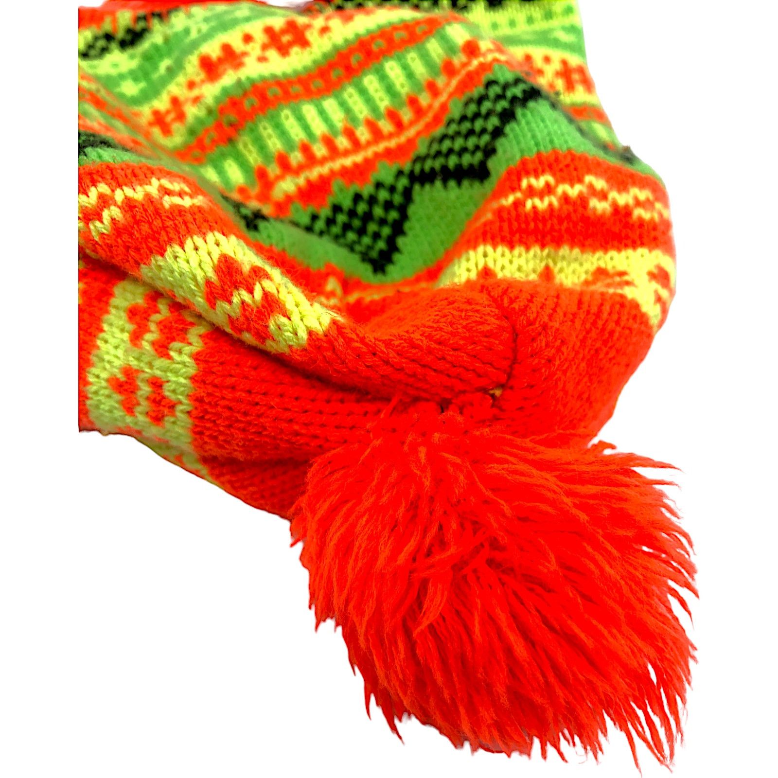Other Winter Orange Green Yellow Neon Ski Snowboard Hat Size ONE SIZE - 3 Thumbnail