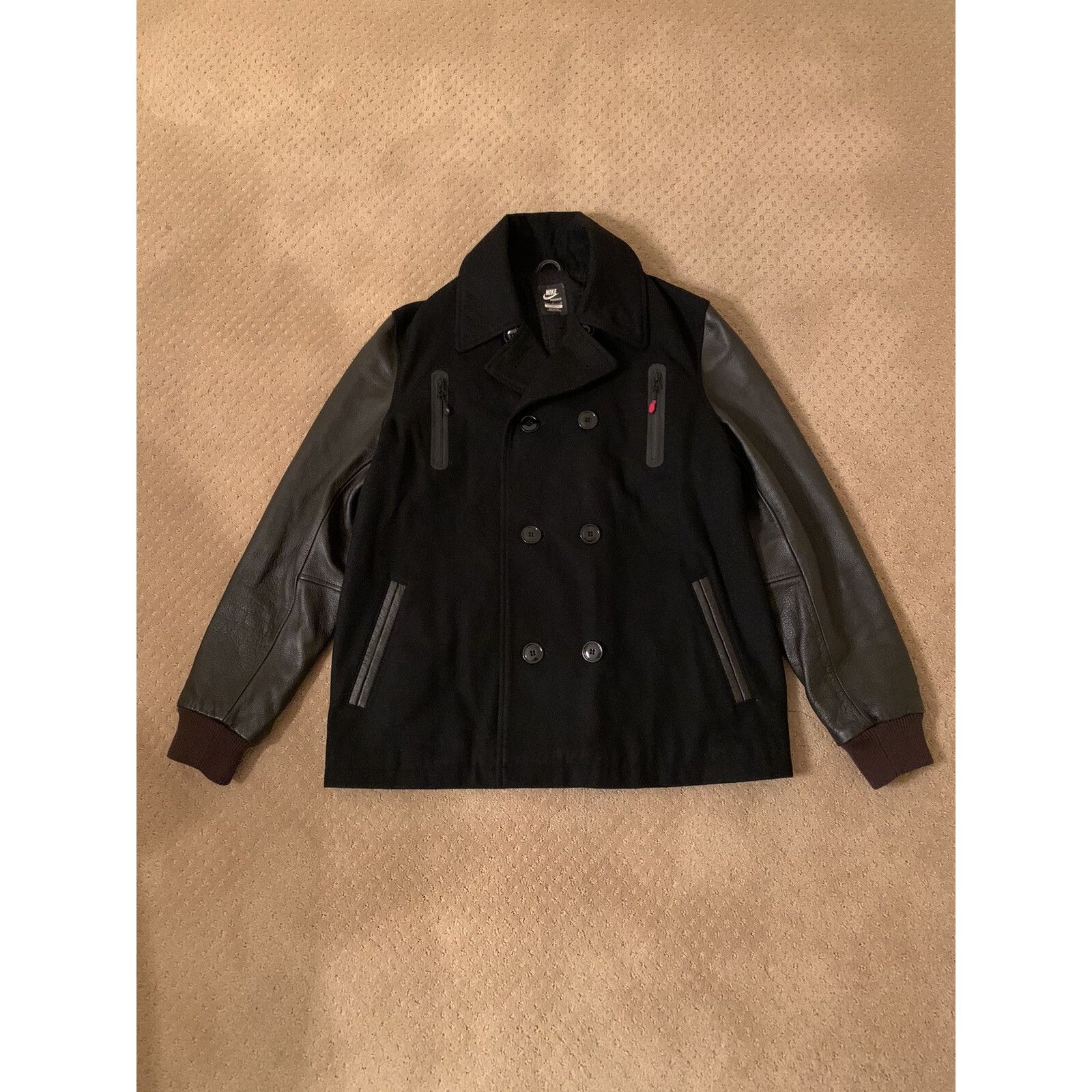 Nike Nike Sportswear LeBron James Peacoat Destroyer Jacket Wool L Size US L / EU 52-54 / 3 - 3 Thumbnail