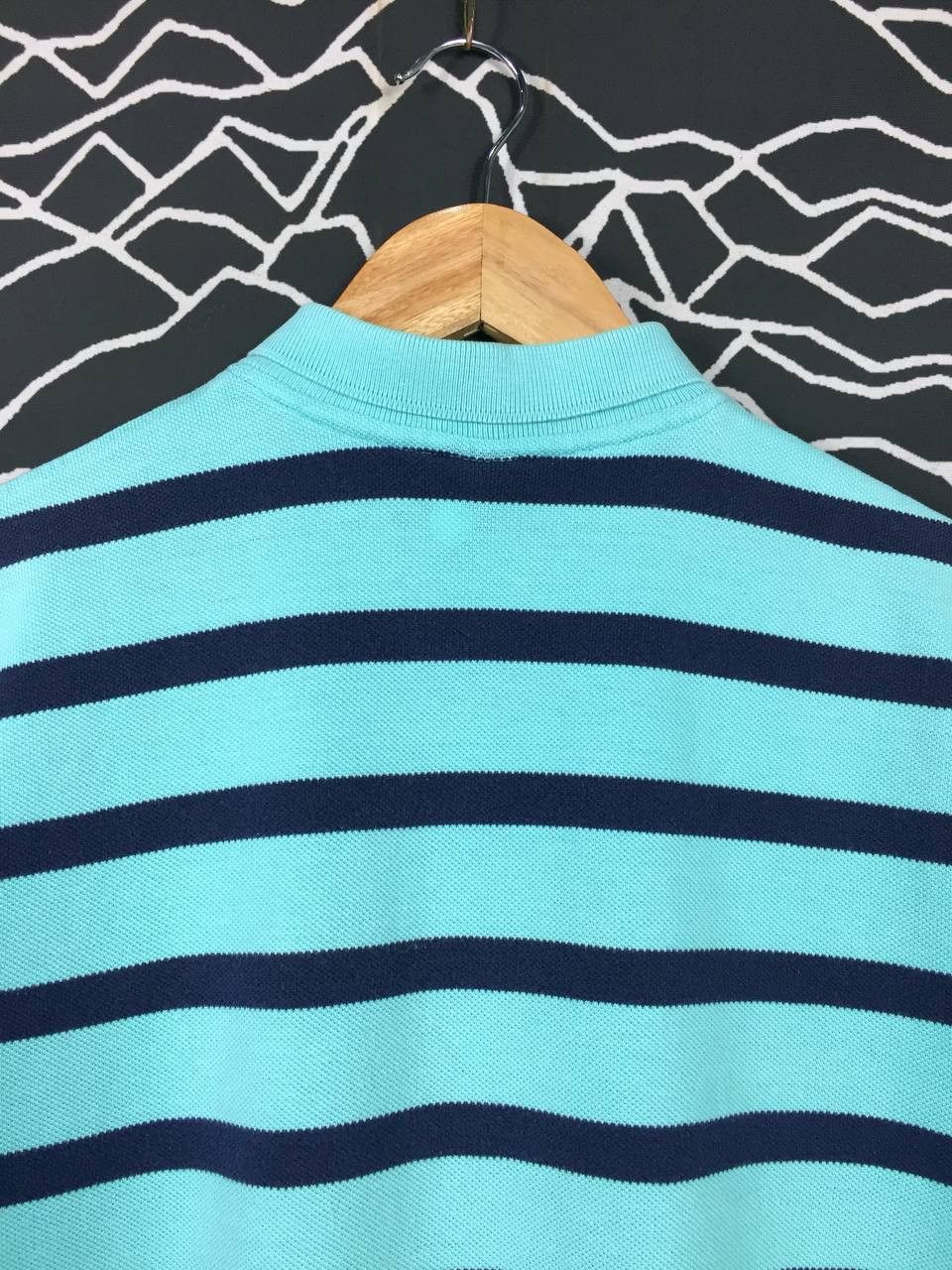 Polo Ralph Lauren × Vintage Vtg Polo Ralph Lauren Small Pony Striped Polo Tee Size US M / EU 48-50 / 2 - 8 Thumbnail