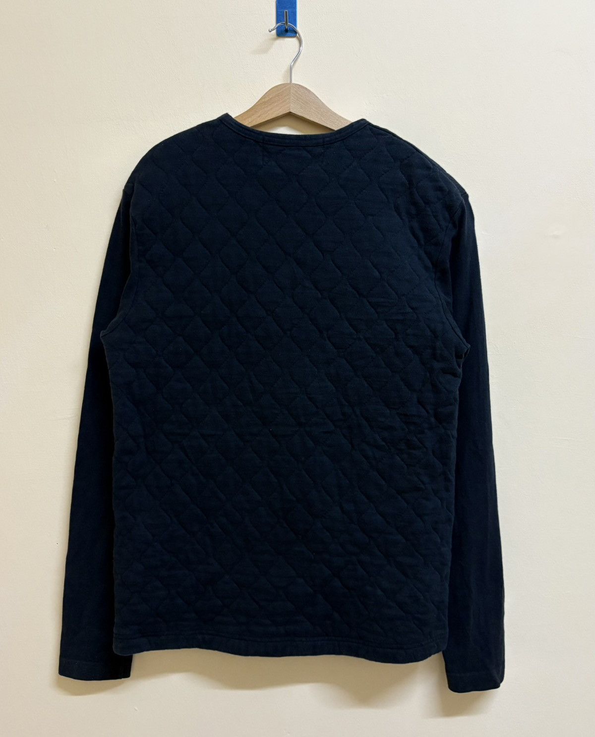 Designer × Japanese Brand × Masaki Matsushima Vintage Masaki Matsushima Homme Quilted Longsleeve Plain Tee Size US M / EU 48-50 / 2 - 3 Thumbnail