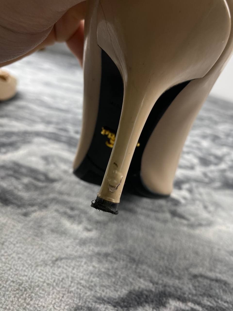 Prada Prada Leather Heels Women Size 36 Beige Size US 6 / IT 36 - 12 Thumbnail
