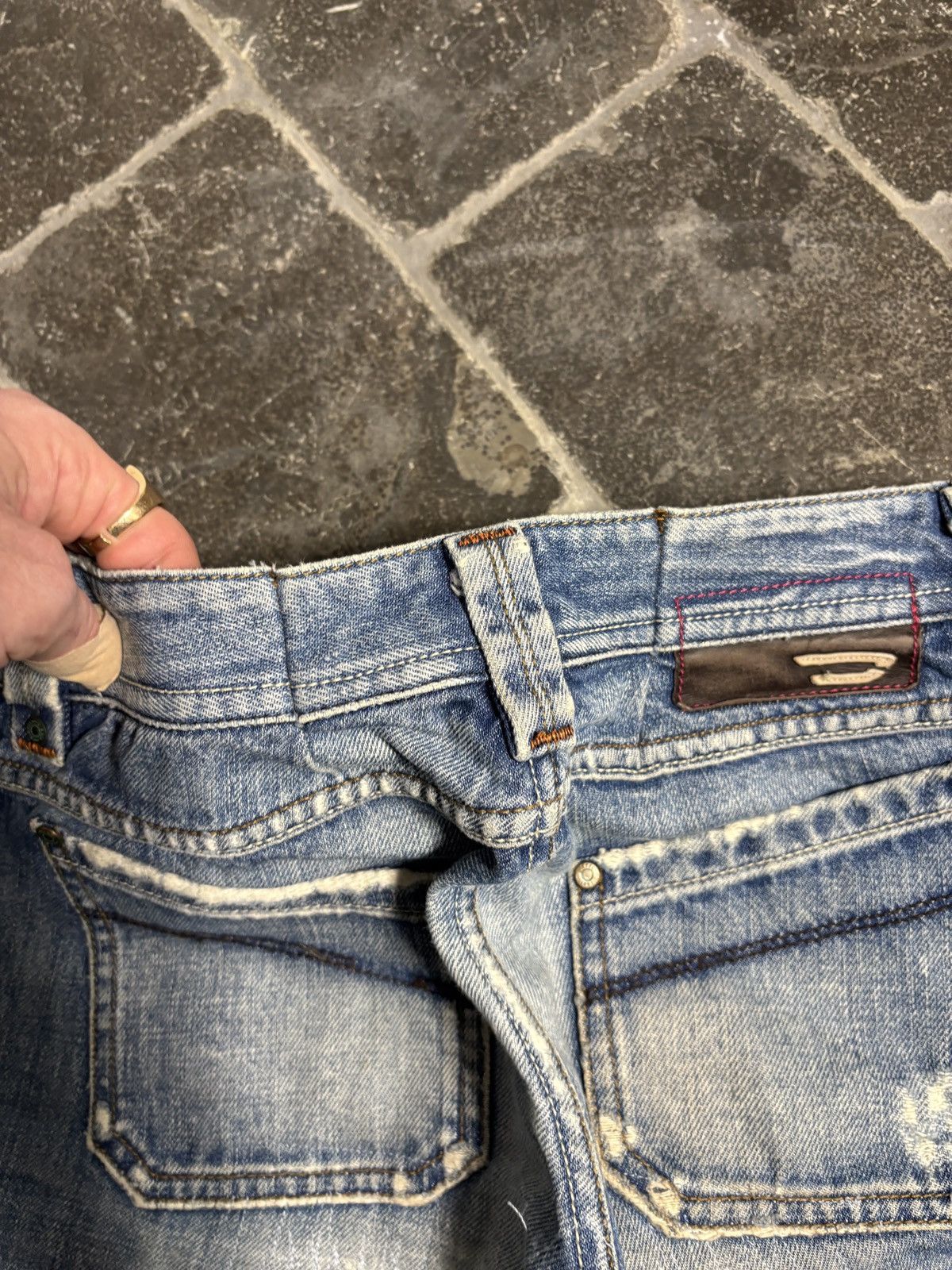 Diesel Vintage Diesel Jeans Y2K 2005 Made in Italy Denim Keate Blue Size 26" / US 2 / IT 38 - 5 Thumbnail