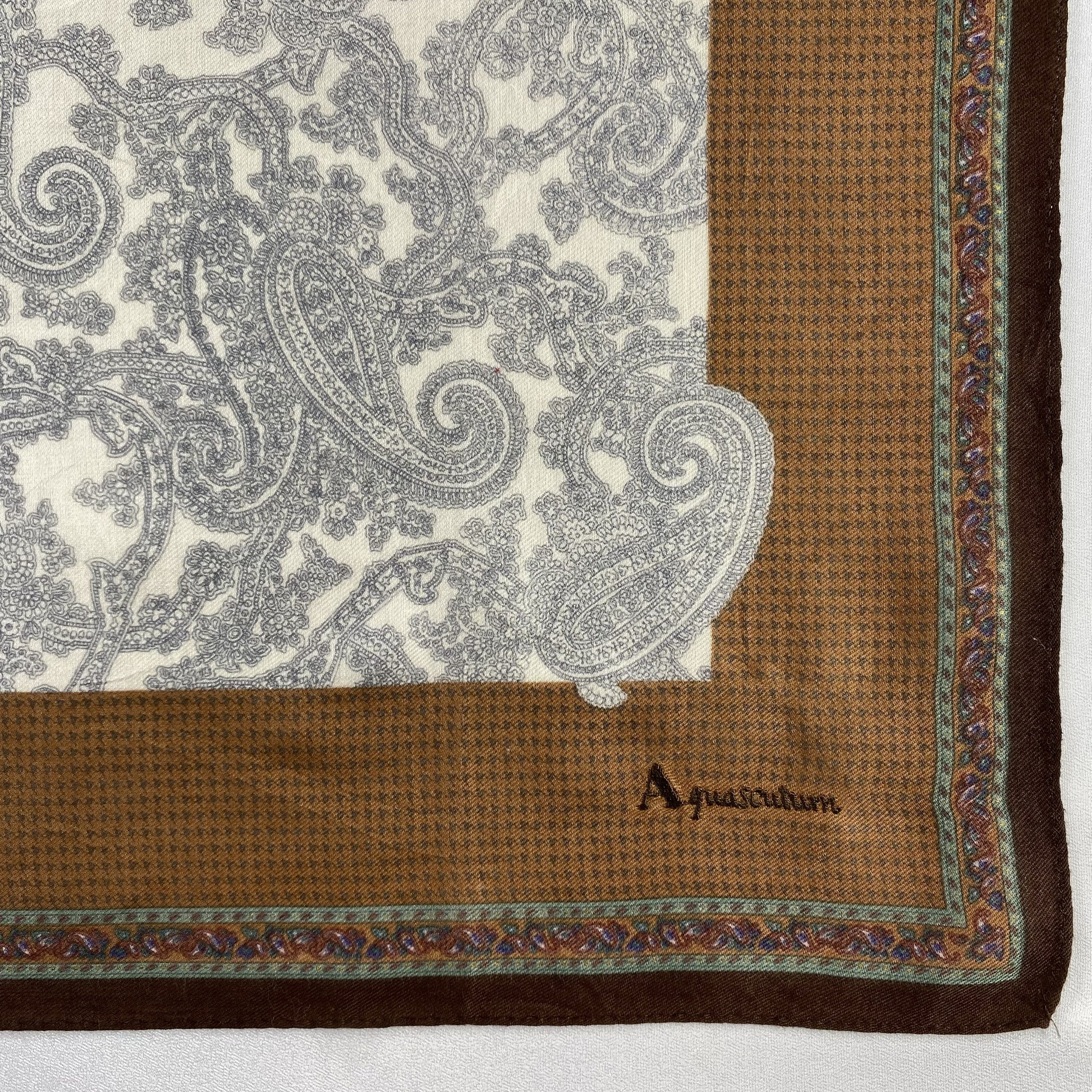 Aquascutum × Vintage Aquascutum Handkerchief / Neckerchief / Bandana-P569 Size ONE SIZE - 3 Thumbnail