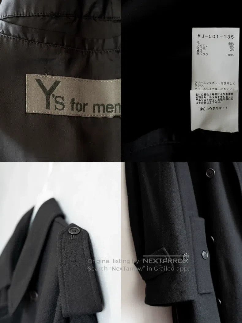 Other Yohji Yamamoto Military uniform double-breasted tunic coat Size US L / EU 52-54 / 3 - 9 Thumbnail