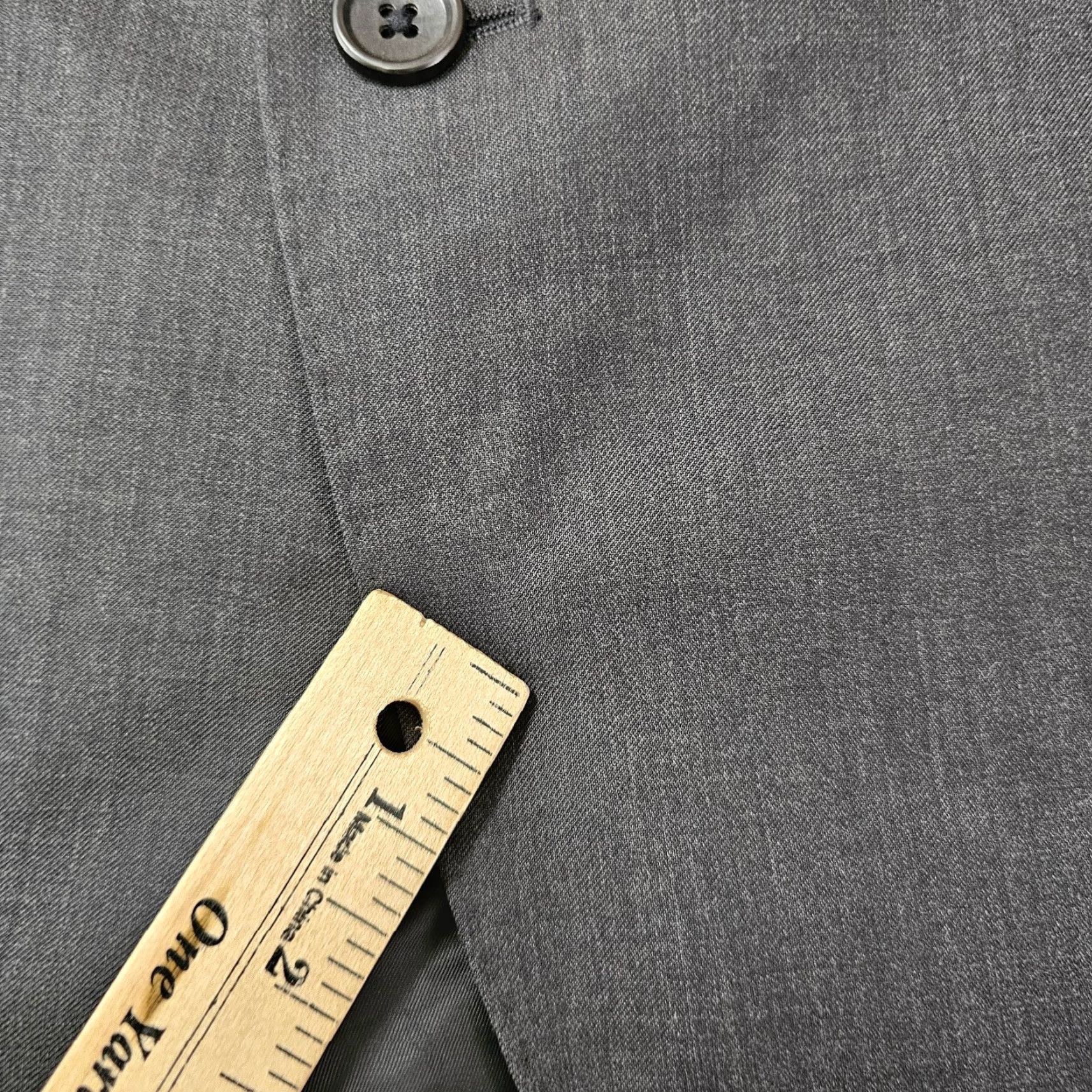 Bonobos Bonobos Blazer Jacket Mens 44R Wool Notch Lapel 2 Button Double-Vented Regular Fit Solid Black Size 44R - 6 Thumbnail