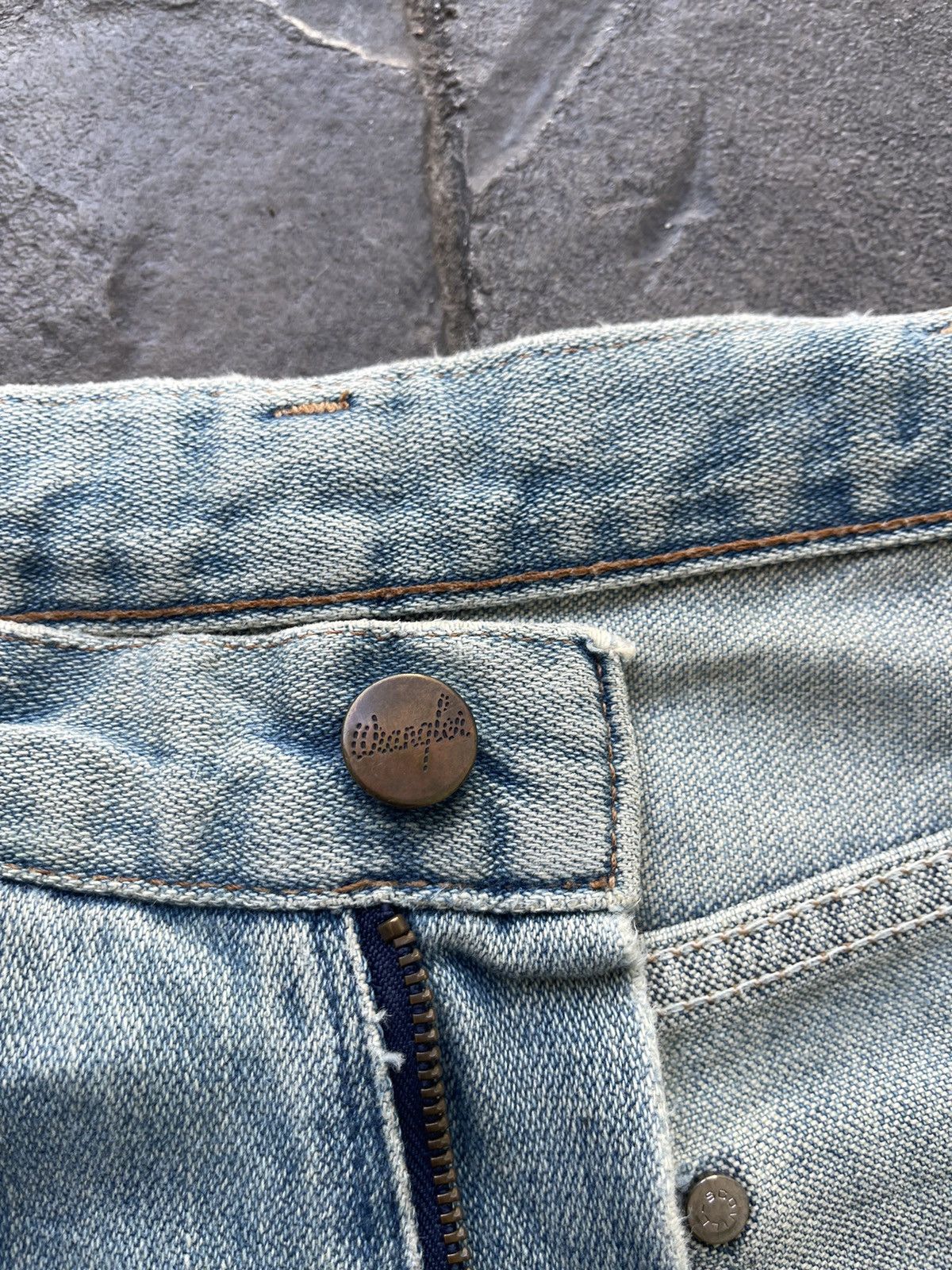 Wrangler JAPAN MADE Wrangler Cowboy Cut 14oz Broken Denim Lot 13MWZ Size US 28 / EU 44 - 13 Thumbnail