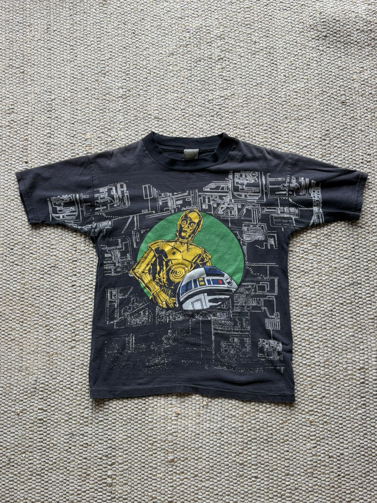 Star Wars 1996 Star Wars Vintage Tee *MISPRINT* Size US XS / EU 42 / 0 - 1 Thumbnail