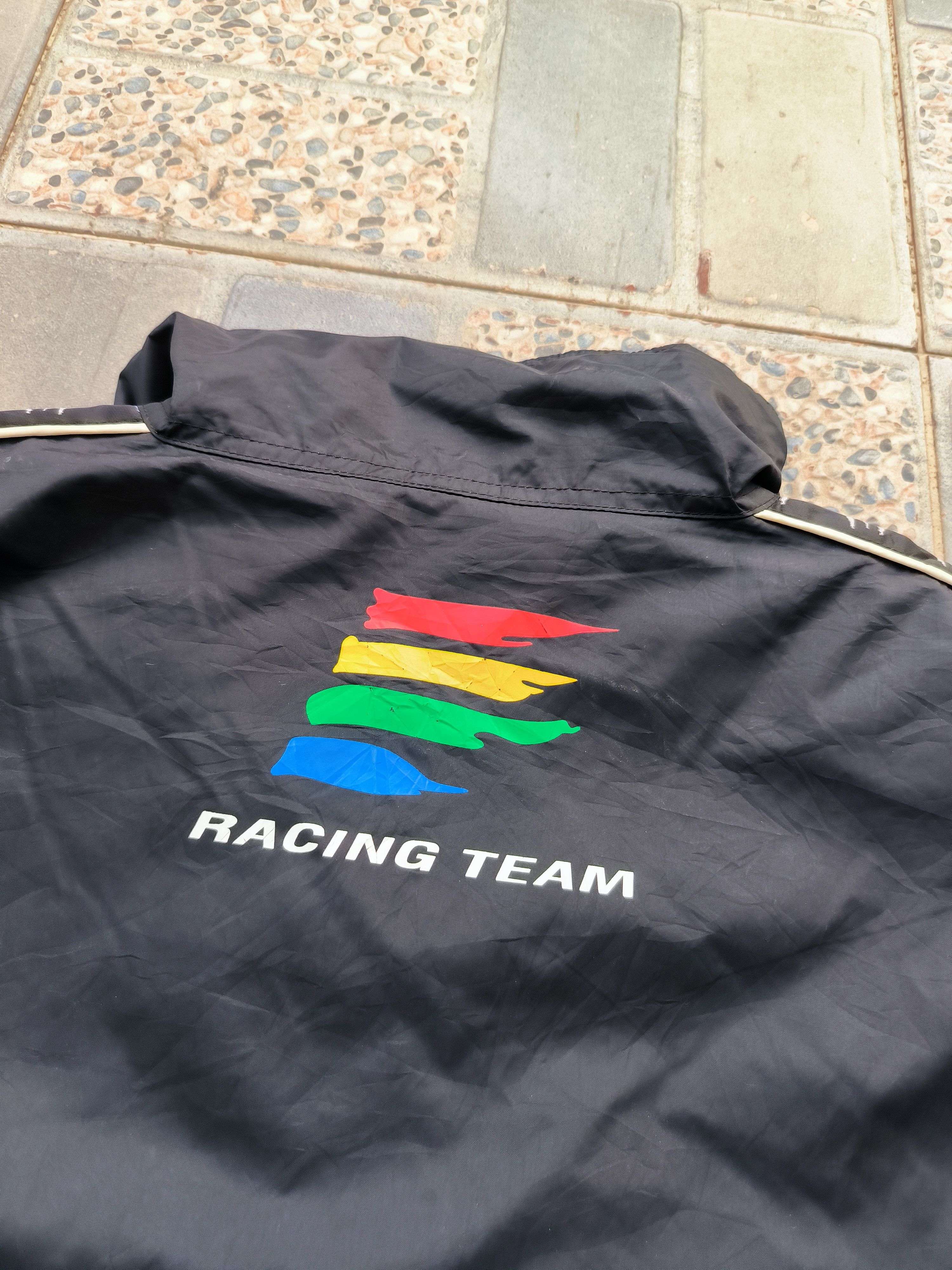 Benetton Vintage 1990s Benetton F1 Taped Jacket Size US XL / EU 56 / 4 - 5 Thumbnail