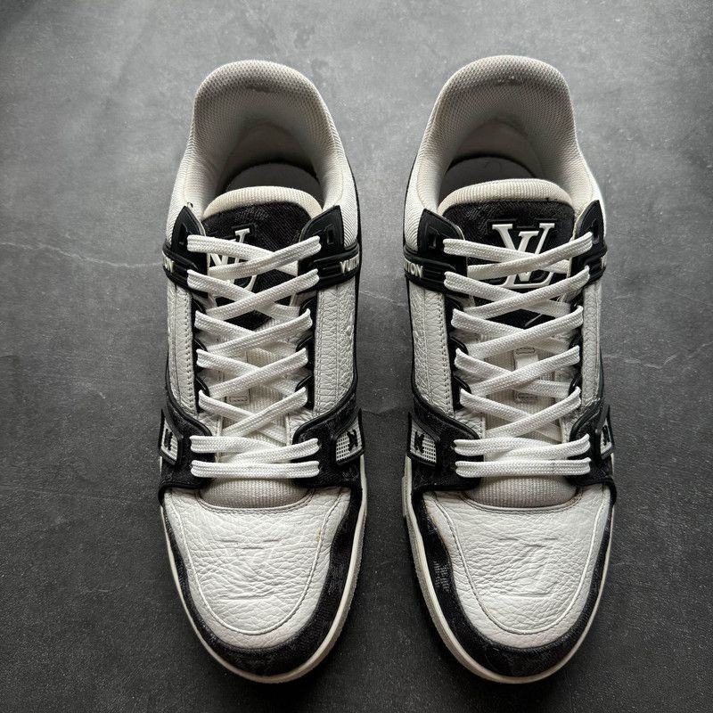 Louis Vuitton Louis Vuitton Trainer Panda Low-Top Sneakers -2508 Size US 7.5 / EU 40-41 - 2 Thumbnail