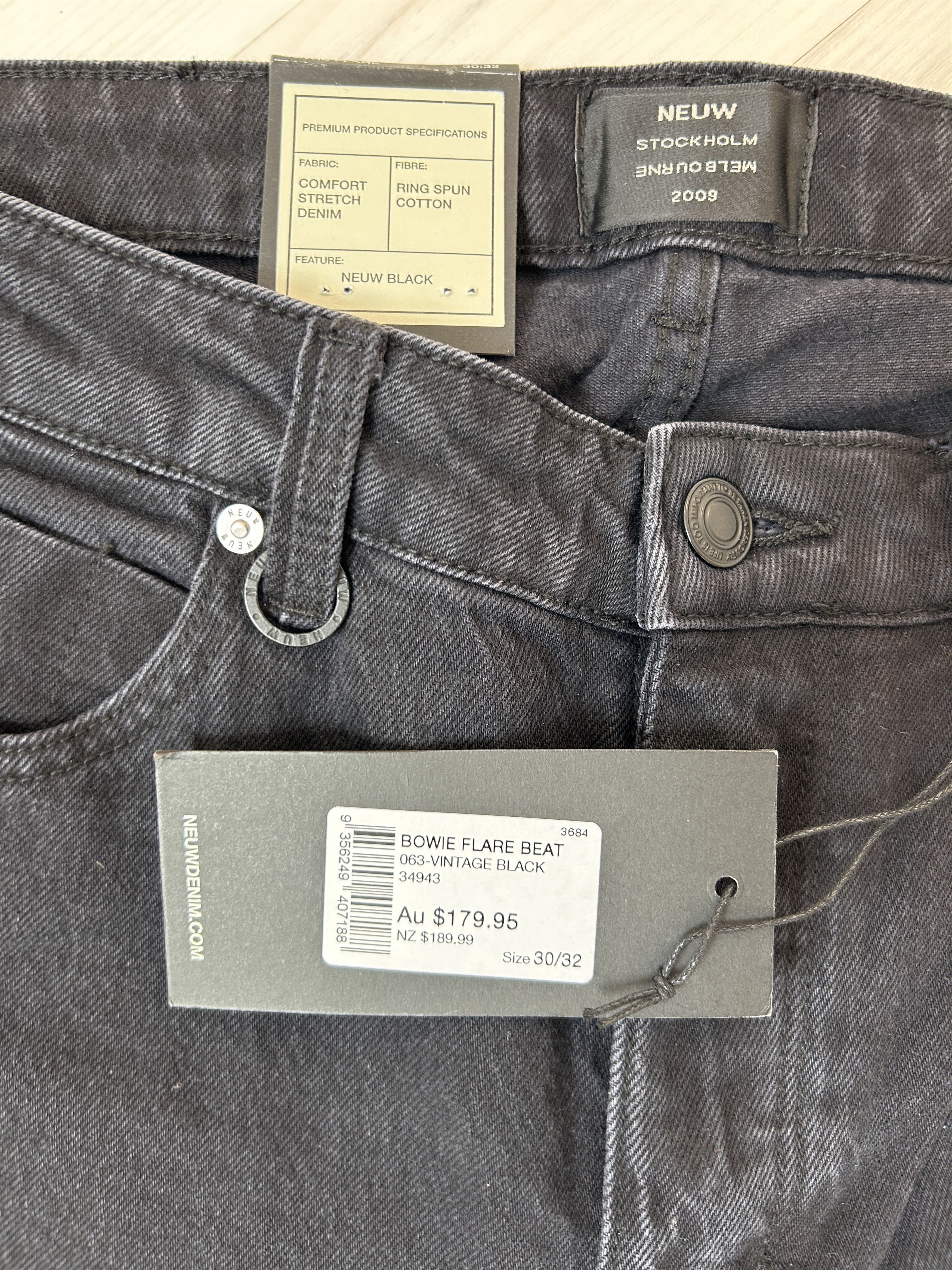 NEUW Denim NEUW 'Bowie Flare' Size US 30 / EU 46 - 4 Thumbnail