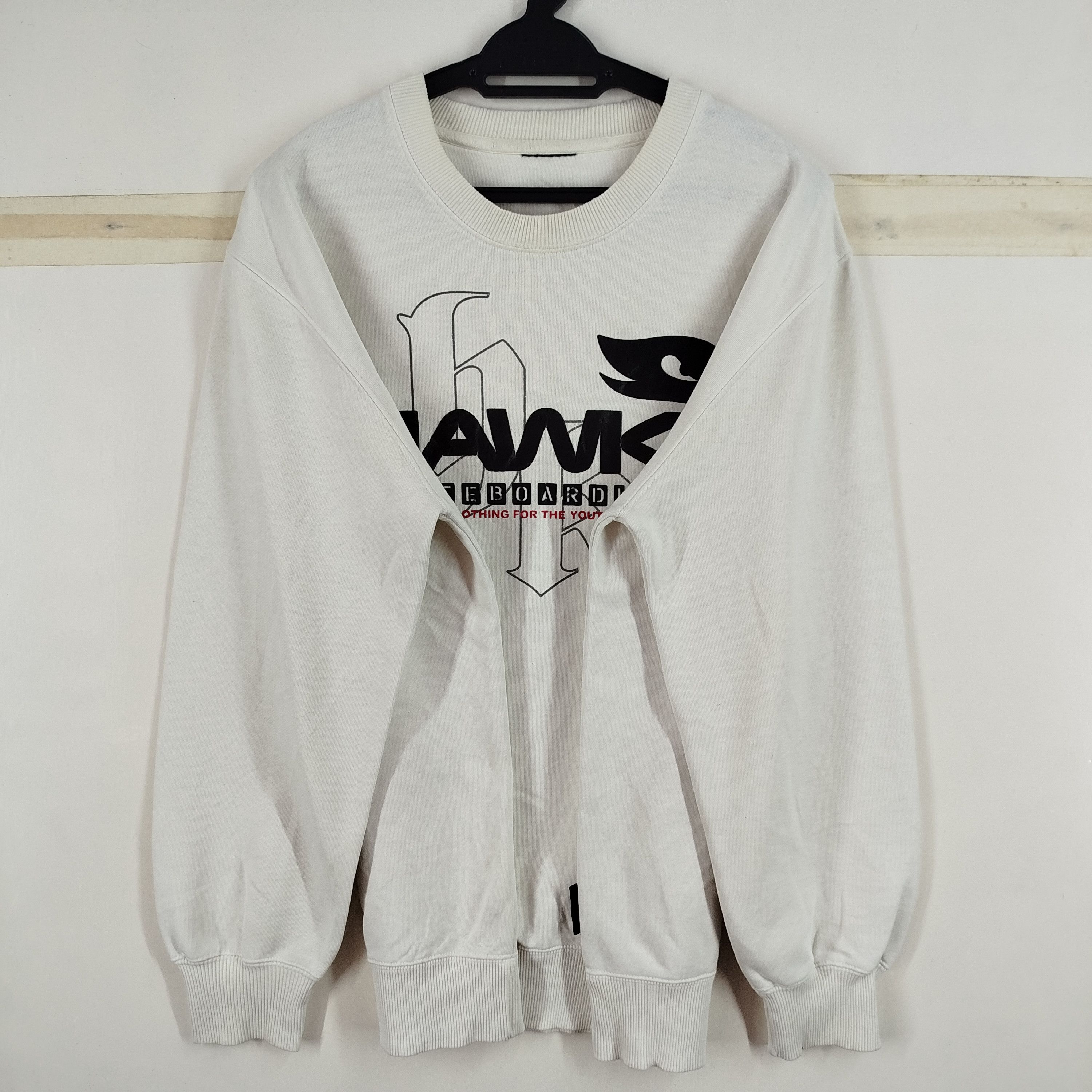 Designer × Hawk Hawk Skateboarding Big Spell Out Y2K Size US L / EU 52-54 / 3 - 3 Thumbnail